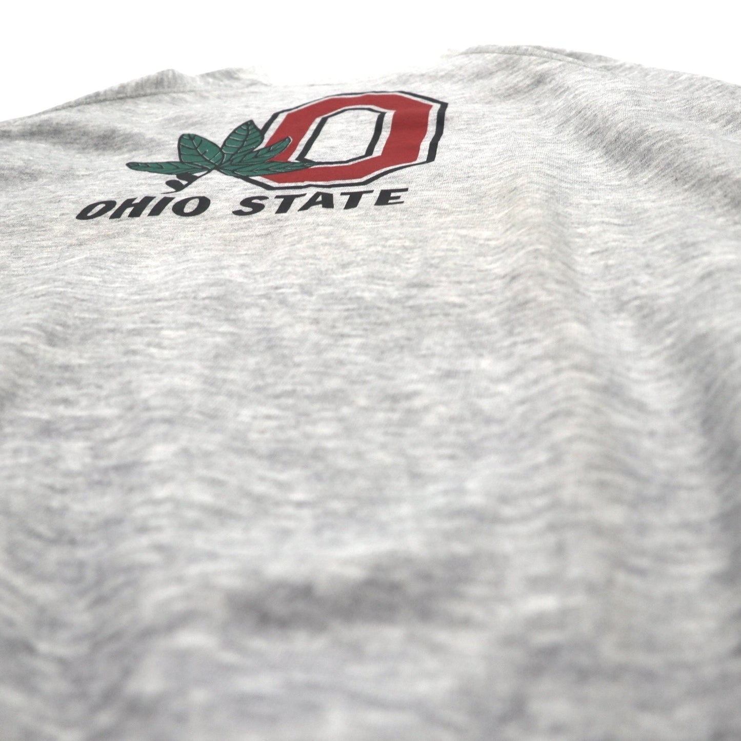 USA製 90年代 BASSETT-WALKER カレッジプリント スウェット 3XL グレー OHIO STATE