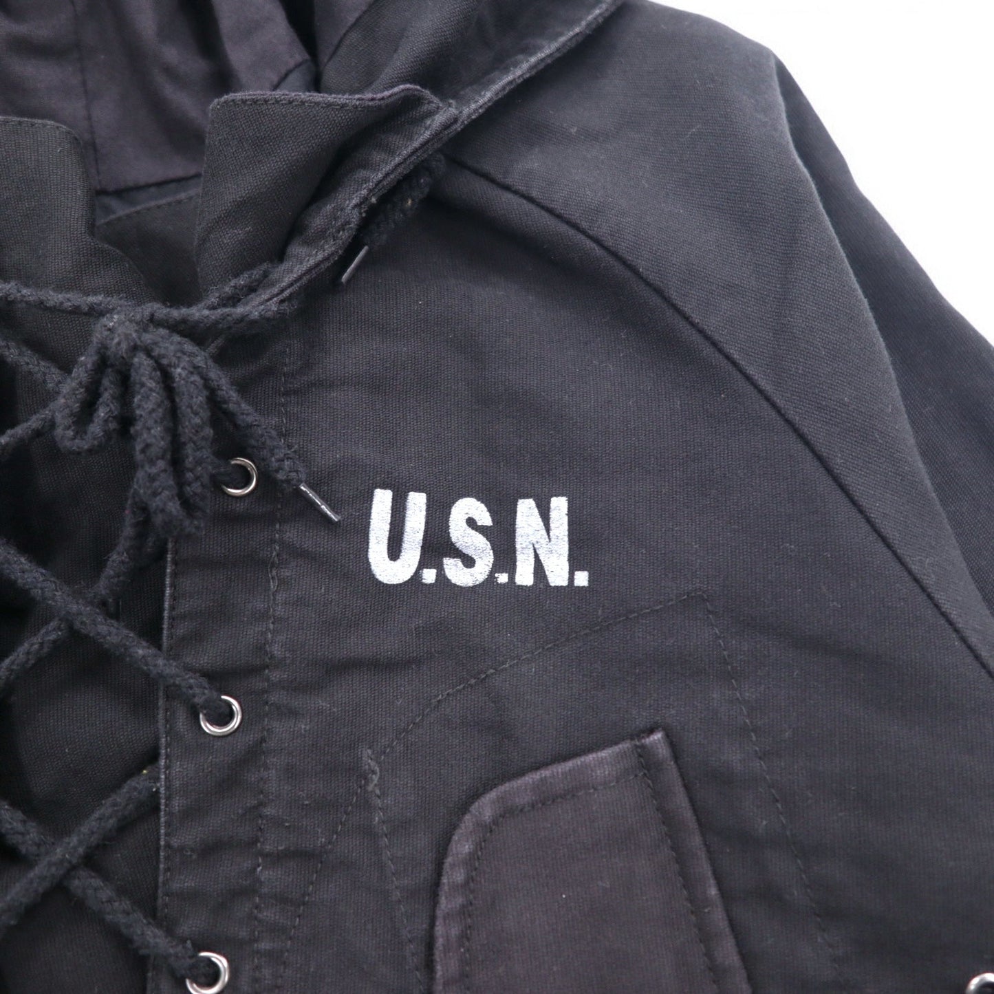 US NAVY 米軍 WET WEATHER PARKA デッキ パーカー M ミリタリー YMCL KY FSN-8405-171:1421 デッドストック 未使用品