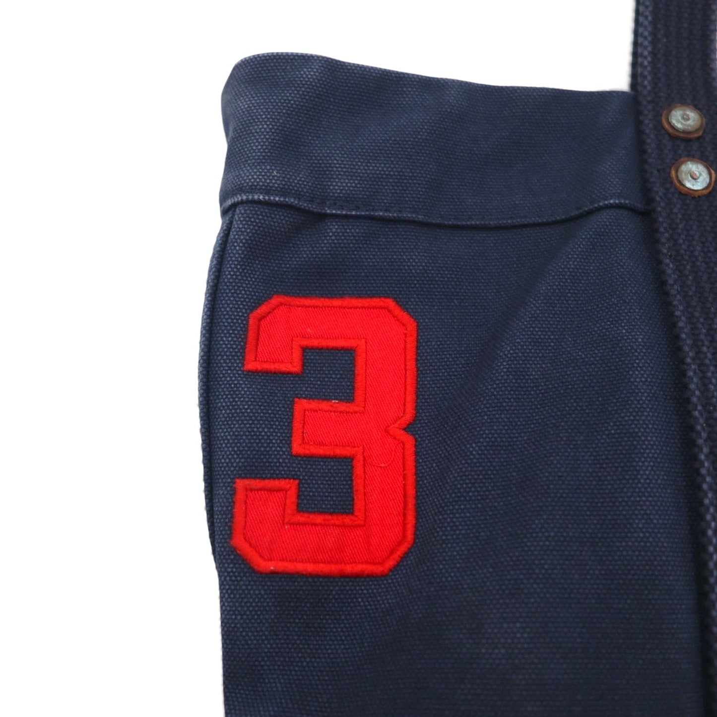 POLO RALPH LAUREN ビッグポニー 刺繍 キャンバス トートバッグ ネイビー