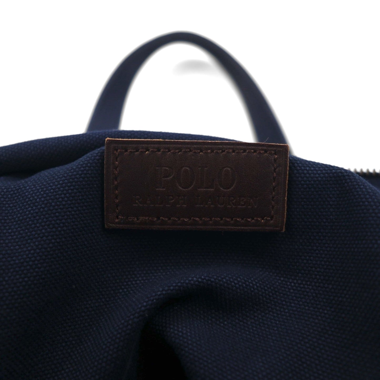 POLO RALPH LAUREN ビッグポニー 刺繍 キャンバス トートバッグ ネイビー
