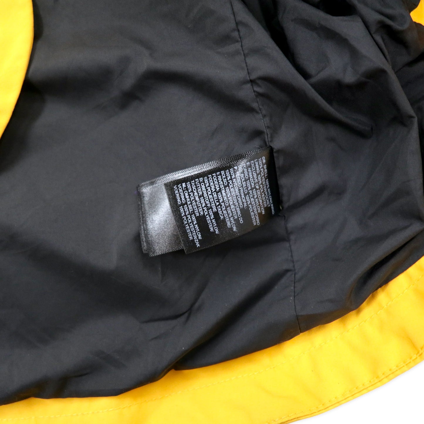 THE NORTH FACE マウンテンパーカー M イエロー ナイロン DRYVENT 防水 ダブルジップ