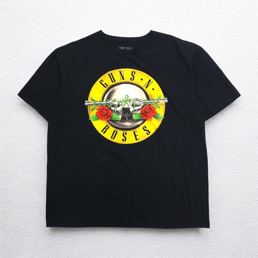 GUNS N' ROSES ガンズアンドローゼズ ロック バンド Tシャツ バンT XL ブラック コットン