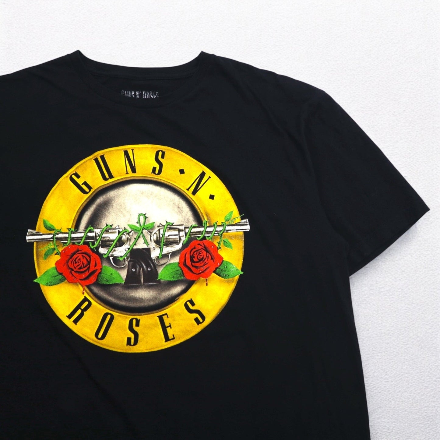 GUNS N' ROSES ガンズアンドローゼズ ロック バンド Tシャツ バンT XL ブラック コットン