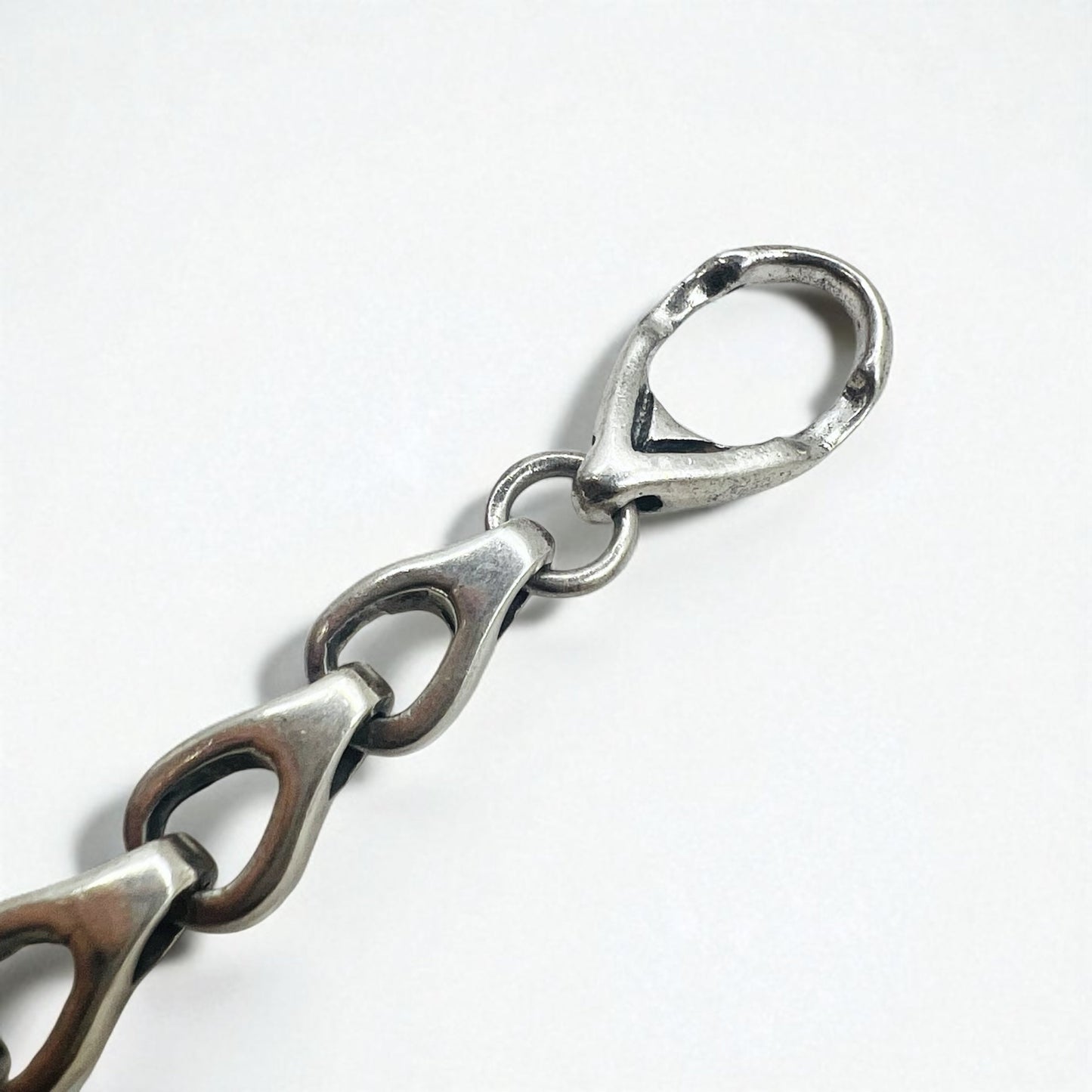 Vintage Silver Chain Bracelet ヴィンテージ シルバー ボリューム チェーン トグル ブレスレット 925