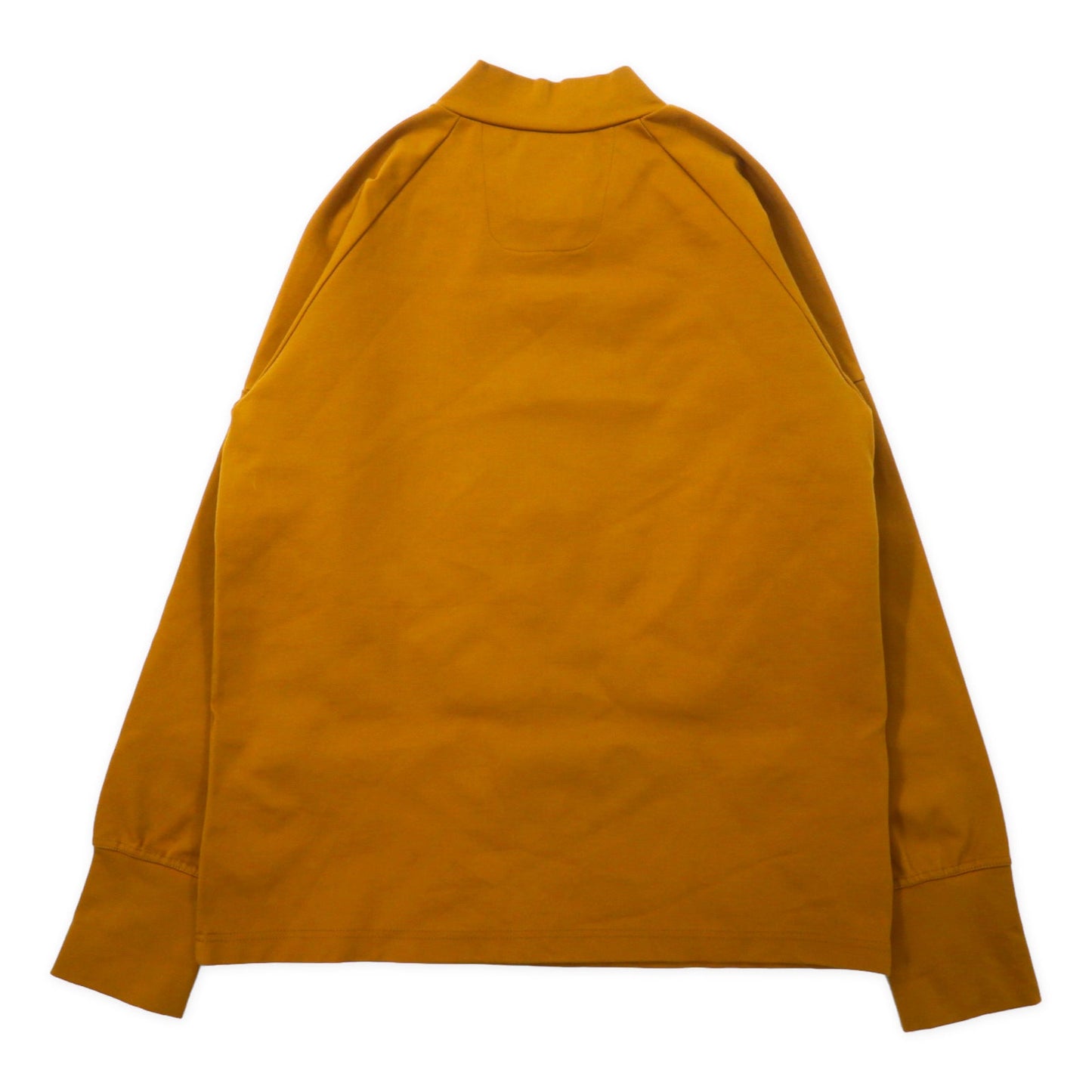 meanswhile ハイネックカットソー L Double Jersey High-necked レーヨン イエロー 日本製