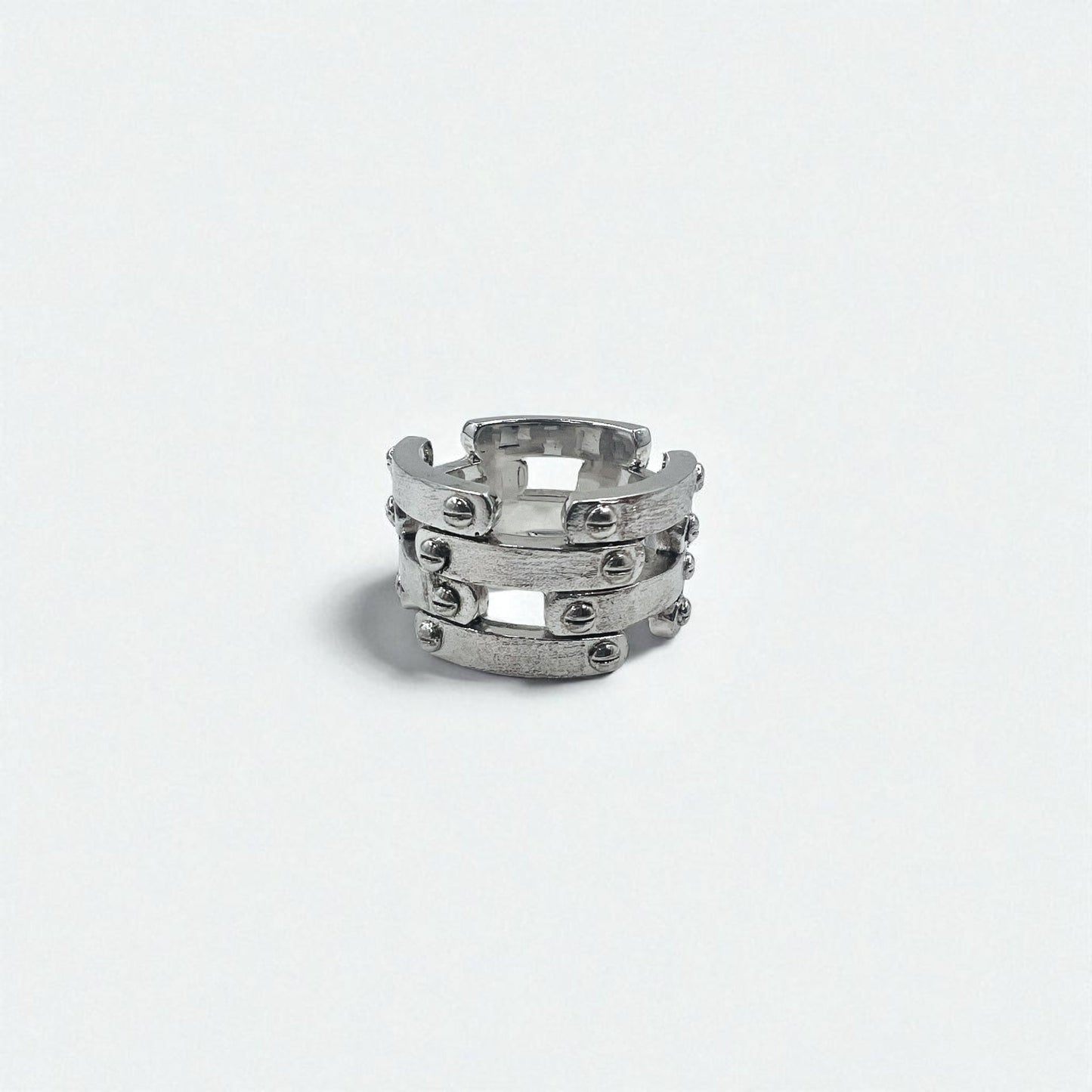 Vintage Silver Ring スチームパンク シルバー リング 指輪 14号 Silver 925 ロック