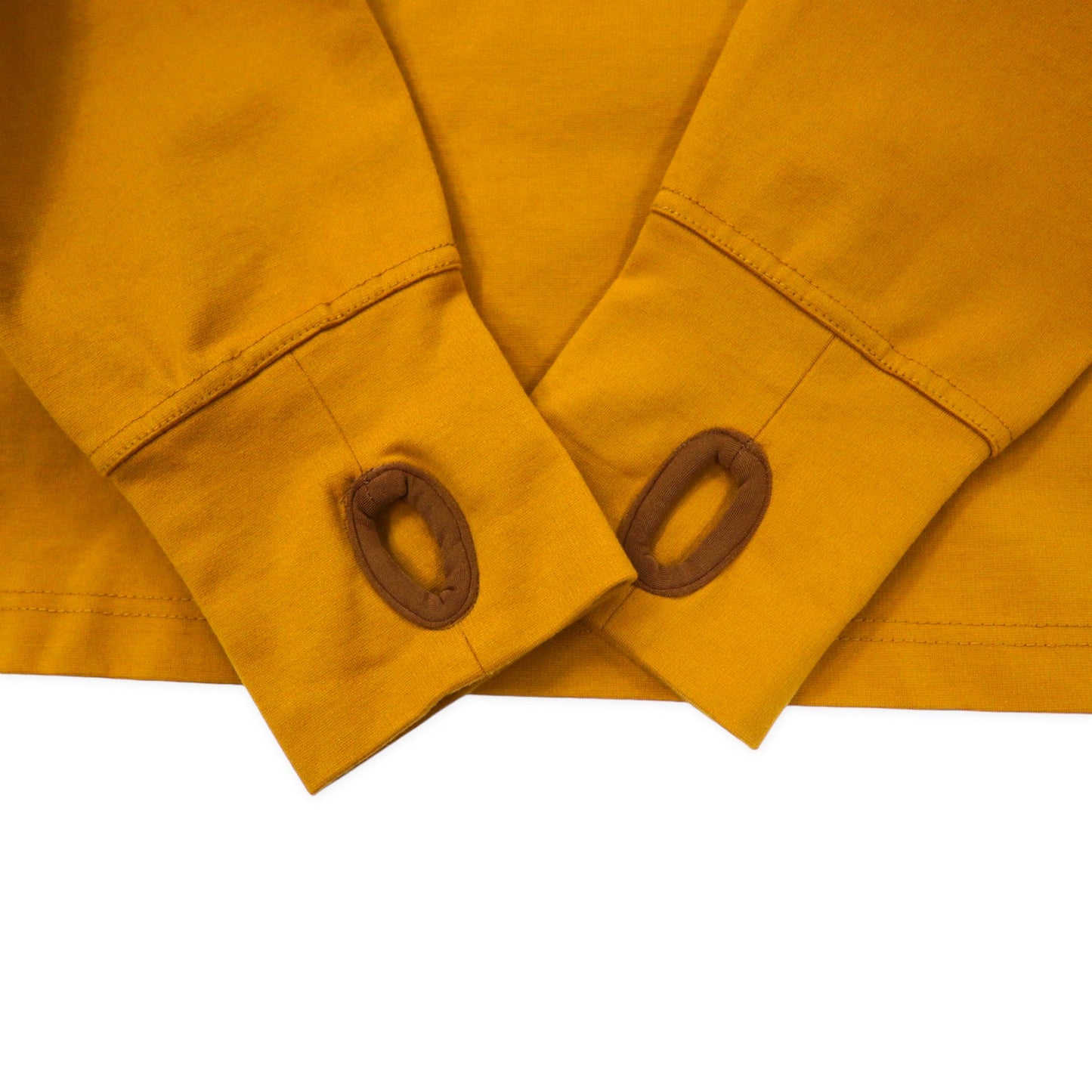 meanswhile ハイネックカットソー L Double Jersey High-necked レーヨン イエロー 日本製