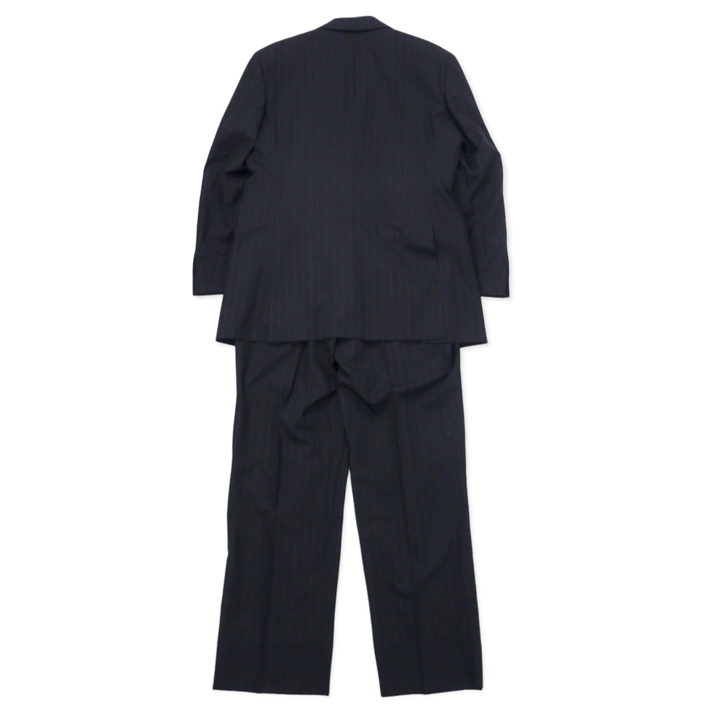 BURBERRY 3B スーツ セットアップ CLUB COLLECTION 96-86-175 L40 グレー ストライプ ウール 羊毛 SUPER 120's 日本製