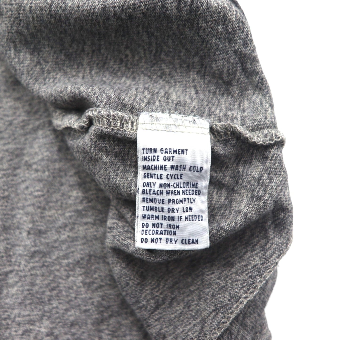 POLO RALPH LAUREN エンブレムロゴ プリント Tシャツ L グレー コットン ATHL.DEPT.