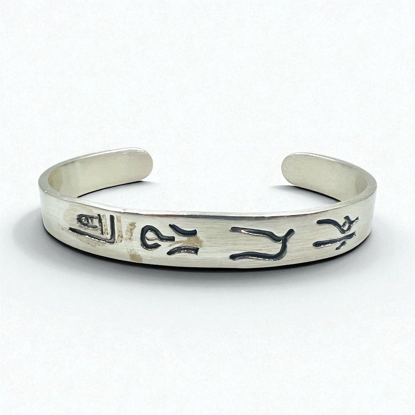 GAIJIN MADE ( HOLLYWOOD RANCH MARKET ) 外人公司 漢字 シルバー バングル 925 STERLING