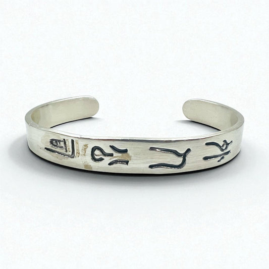 GAIJIN MADE ( HOLLYWOOD RANCH MARKET ) 外人公司 漢字 シルバー バングル 925 STERLING