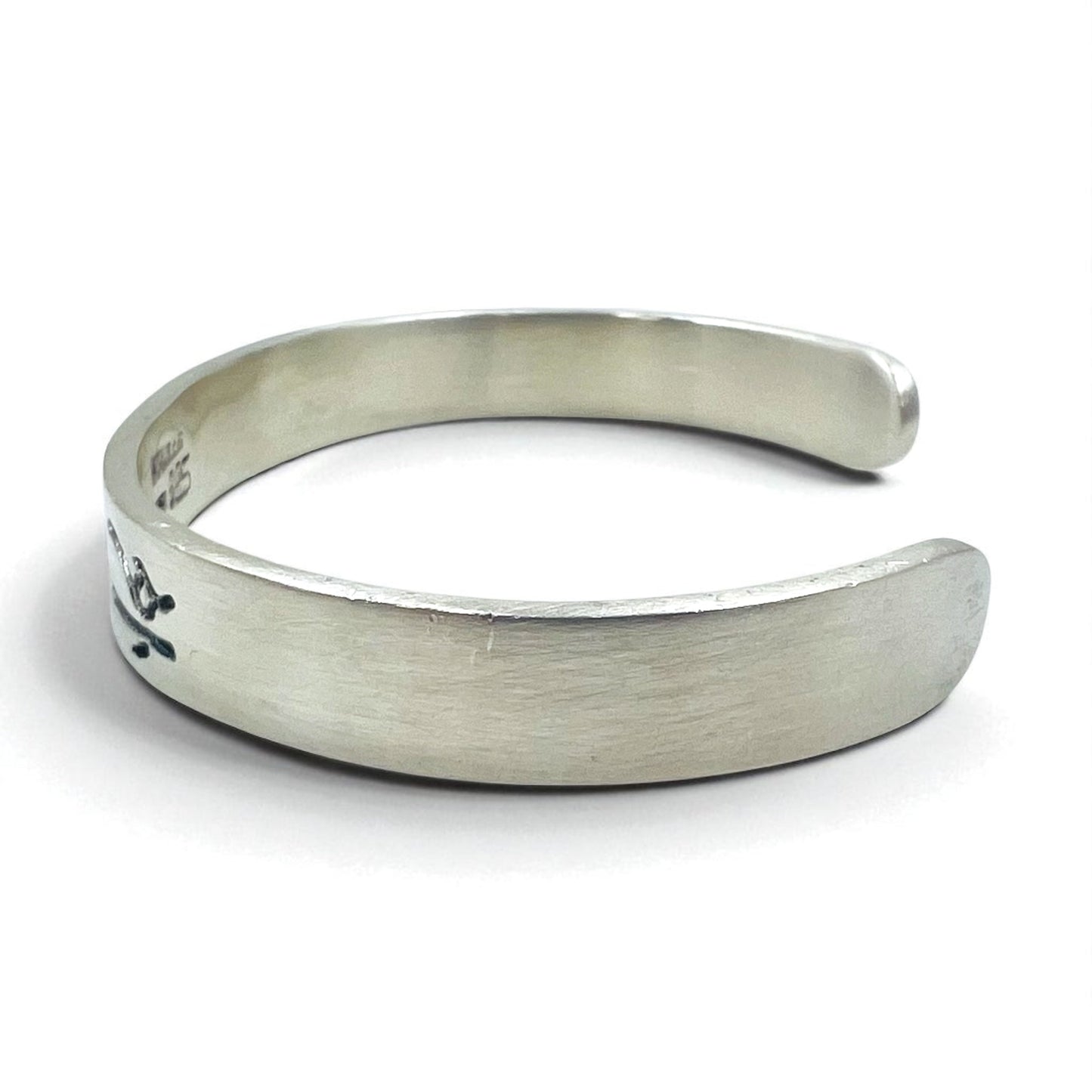 GAIJIN MADE ( HOLLYWOOD RANCH MARKET ) 外人公司 漢字 シルバー バングル 925 STERLING