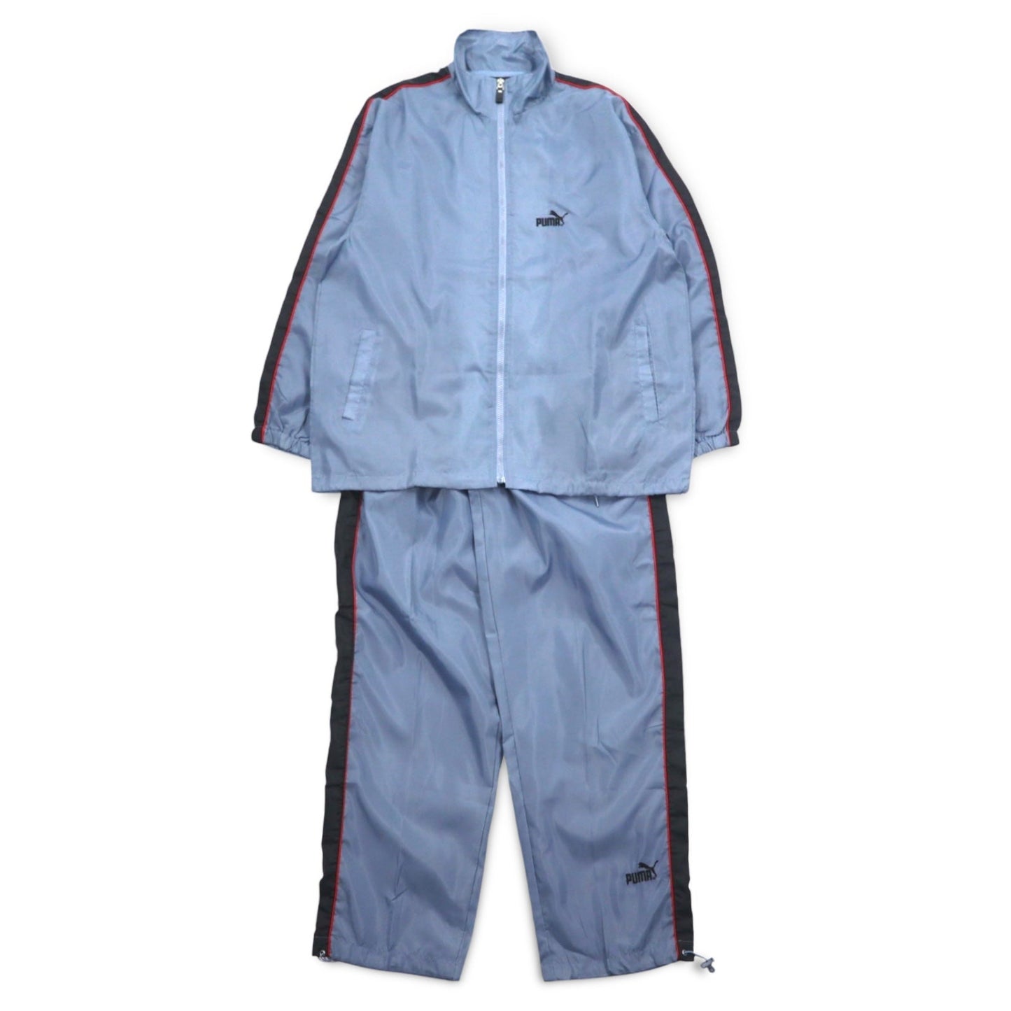 PUMA 90年代 トラックジャケット ジャージ セットアップ L グレー サイドライン 未使用品