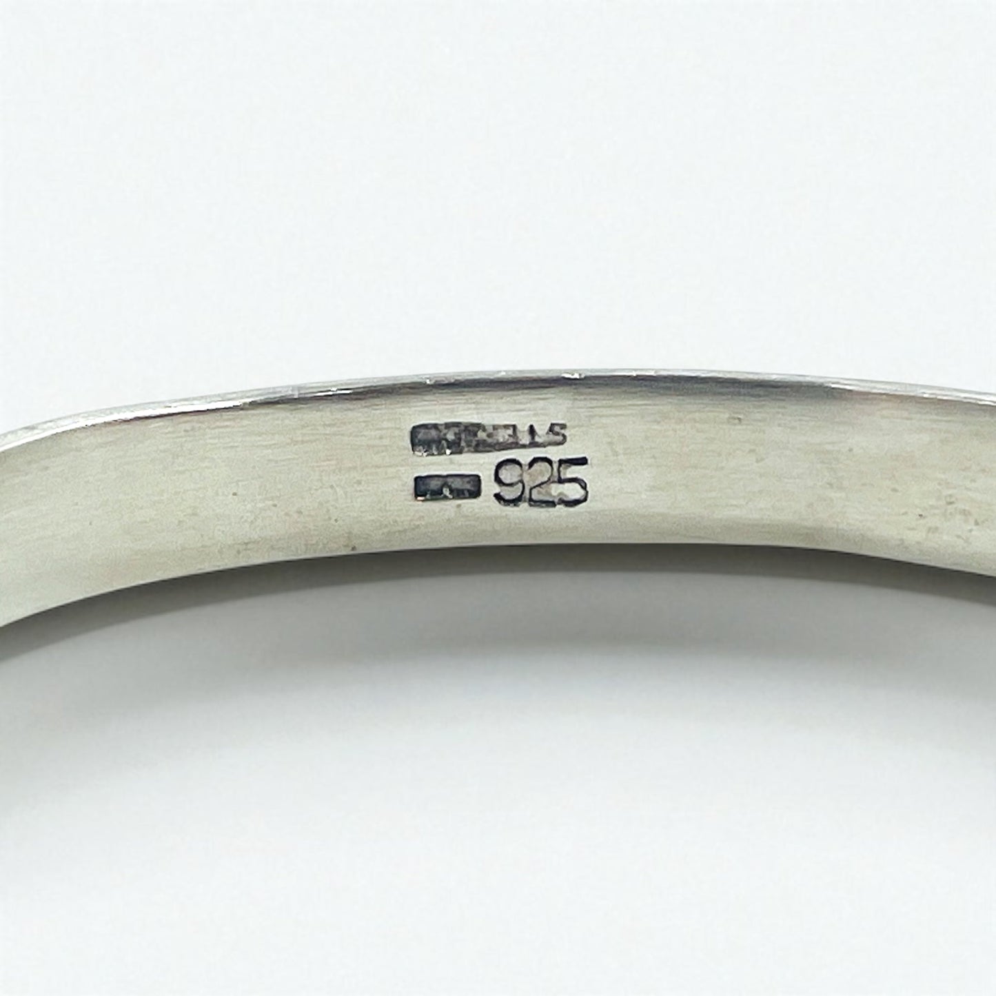 GAIJIN MADE ( HOLLYWOOD RANCH MARKET ) 外人公司 漢字 シルバー バングル 925 STERLING