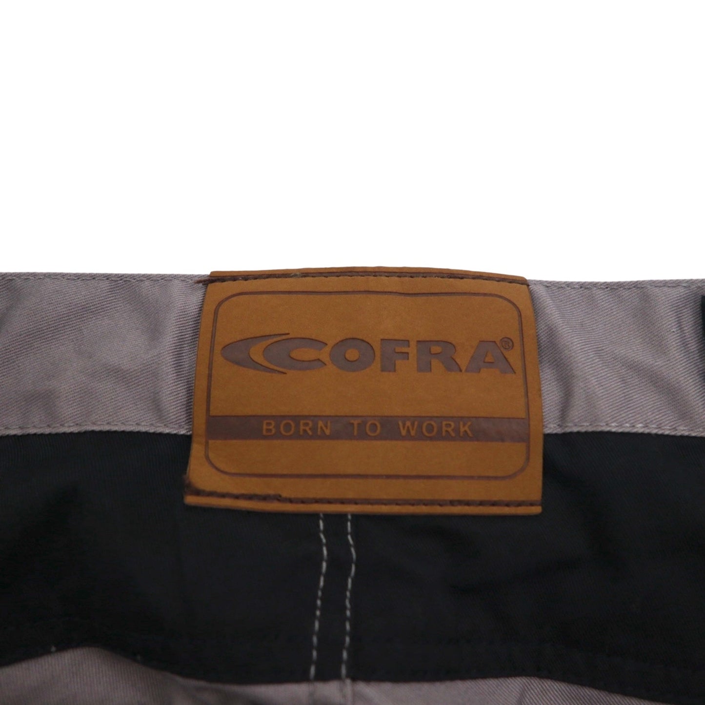 COFRA ユーロワーク ダブルニー ユーティリティ カーゴパンツ ワークパンツ M グレー コットン ポリエステル