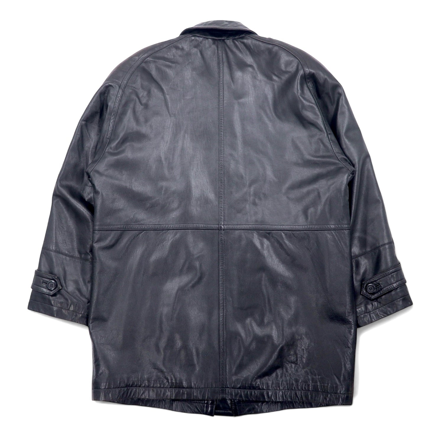 Wind Armour 90年代 ラムレザー カーコート LL ブラック 羊革