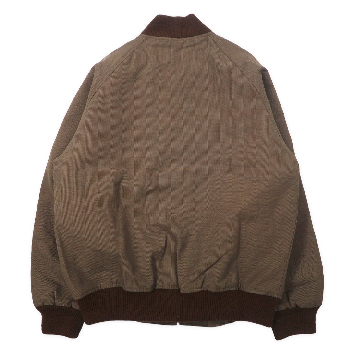 HUNTING JACK 80年代 フライトジャケット M ブラウン ポリエステル キルティングライナー 日本製