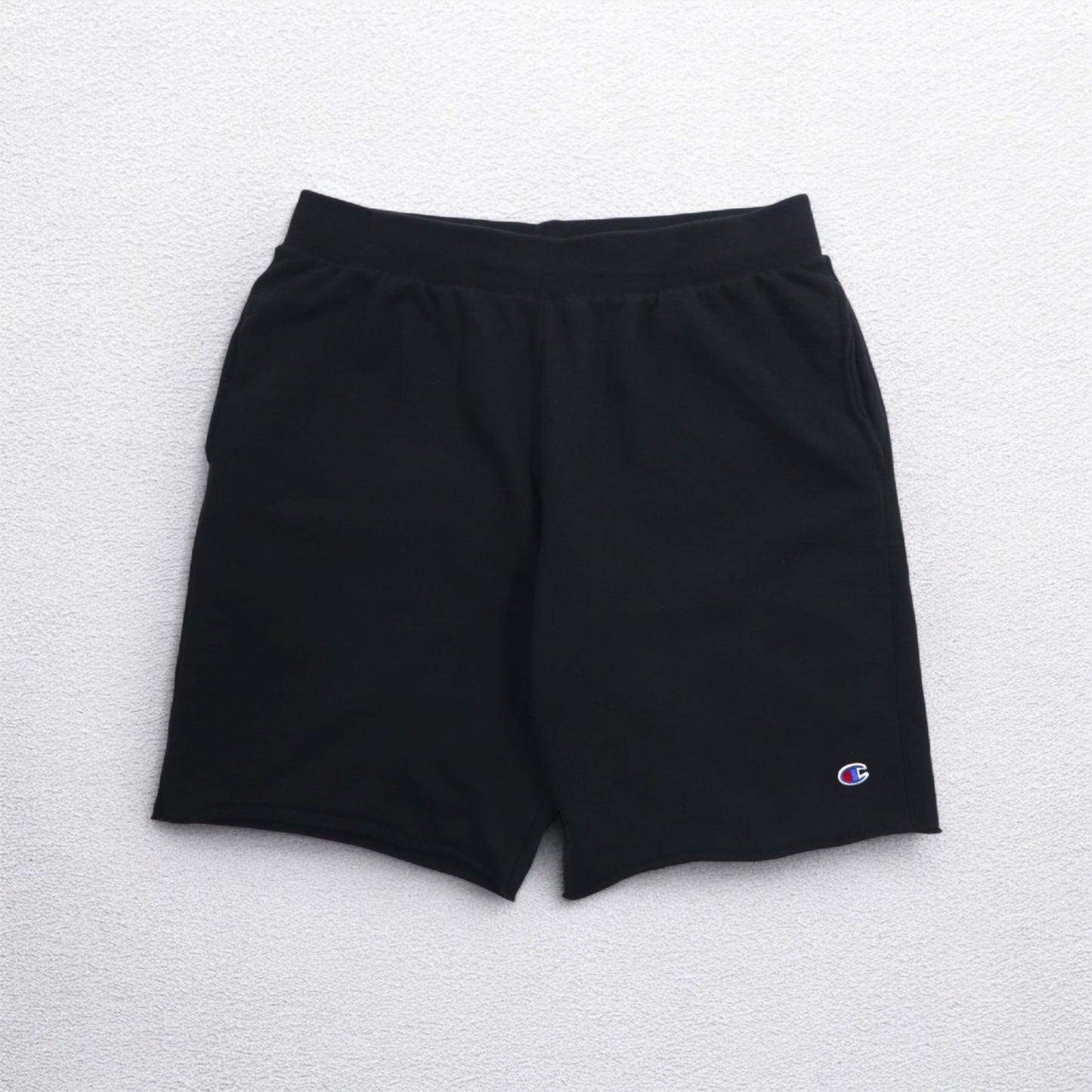 Champion リバースウィーブ REVERSE WEAVE カットオフ スウェットショートパンツ ハーフパンツ 2XL ブラック 青単タグ 復刻 ホンジュラス製