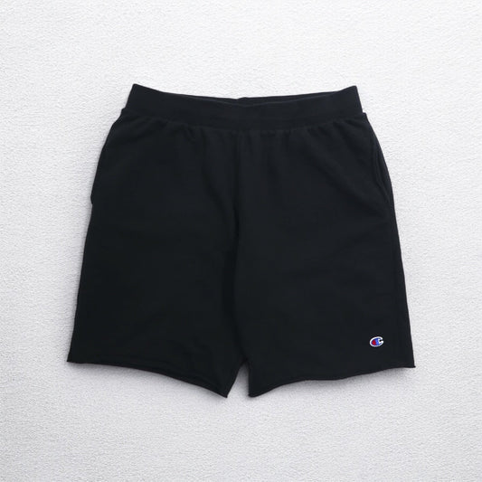 Champion リバースウィーブ REVERSE WEAVE カットオフ スウェットショートパンツ ハーフパンツ 2XL ブラック 青単タグ 復刻 ホンジュラス製