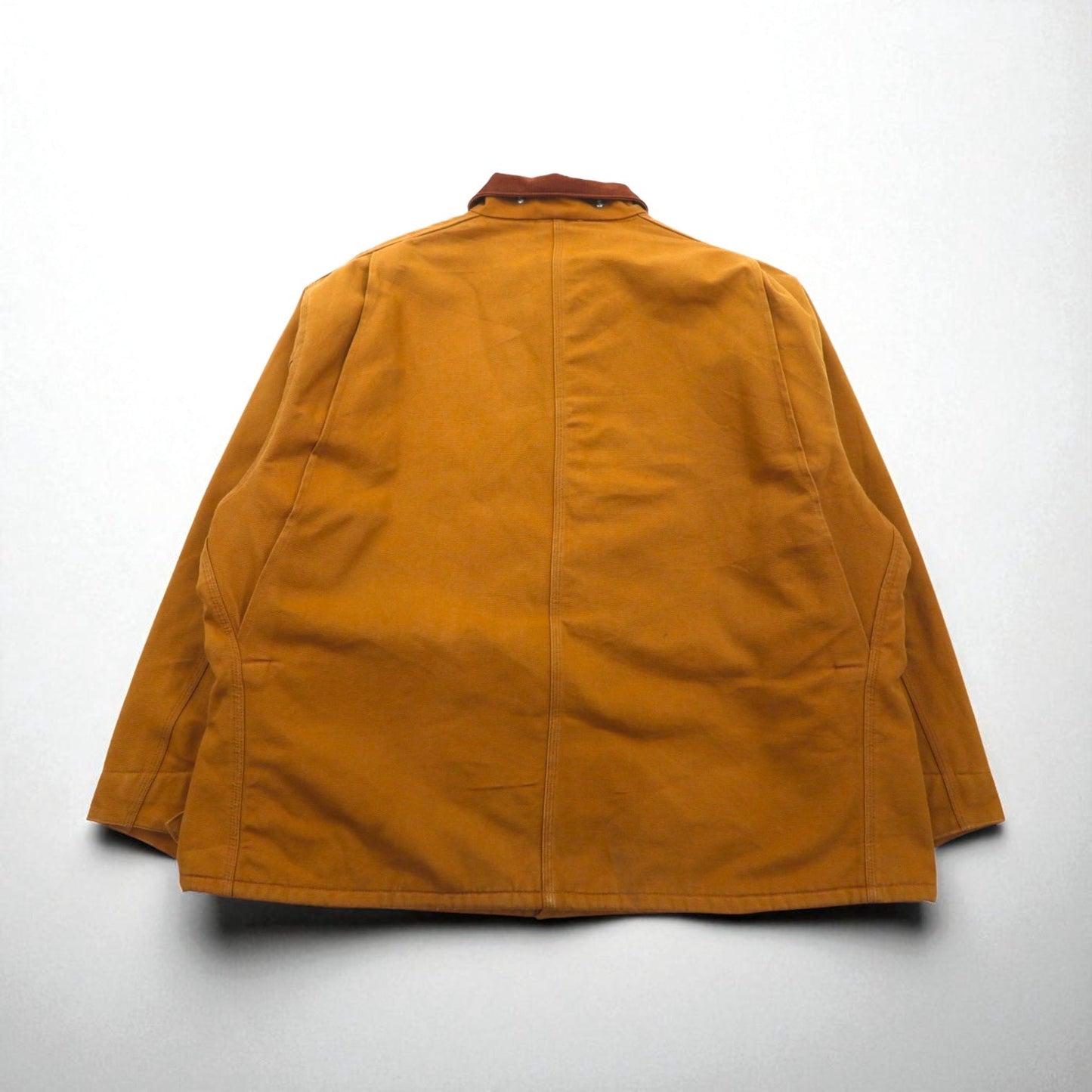 carhartt ミシガン ダック チョアコート カバーオール 2XL キャメル ブランケットライナー 襟コーデュロイ ビッグサイズ