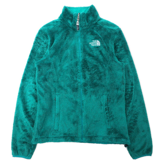 THE NORTH FACE シェルパ フリースジャケット XS グリーン ポリエステル ロゴ刺繍
