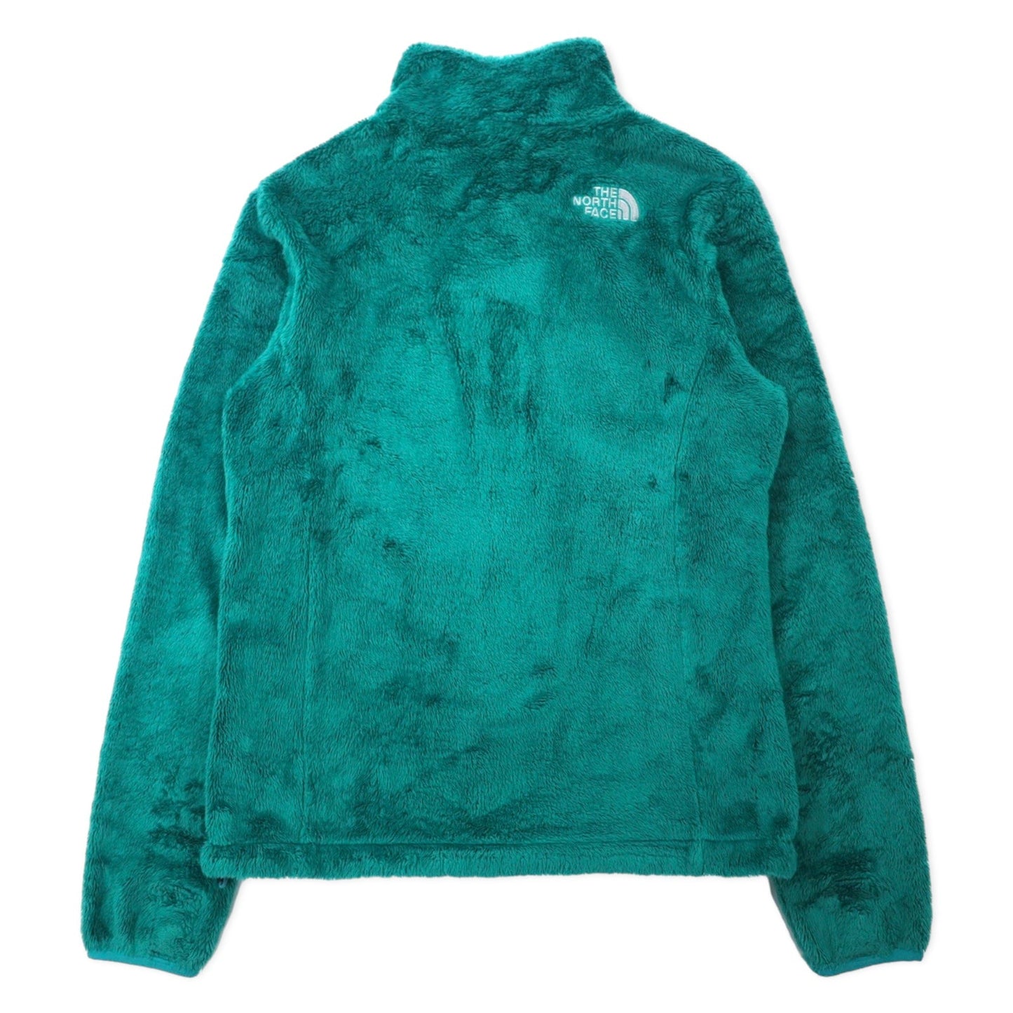 THE NORTH FACE シェルパフリースジャケット XS グリーンポリエステルロゴ刺繍