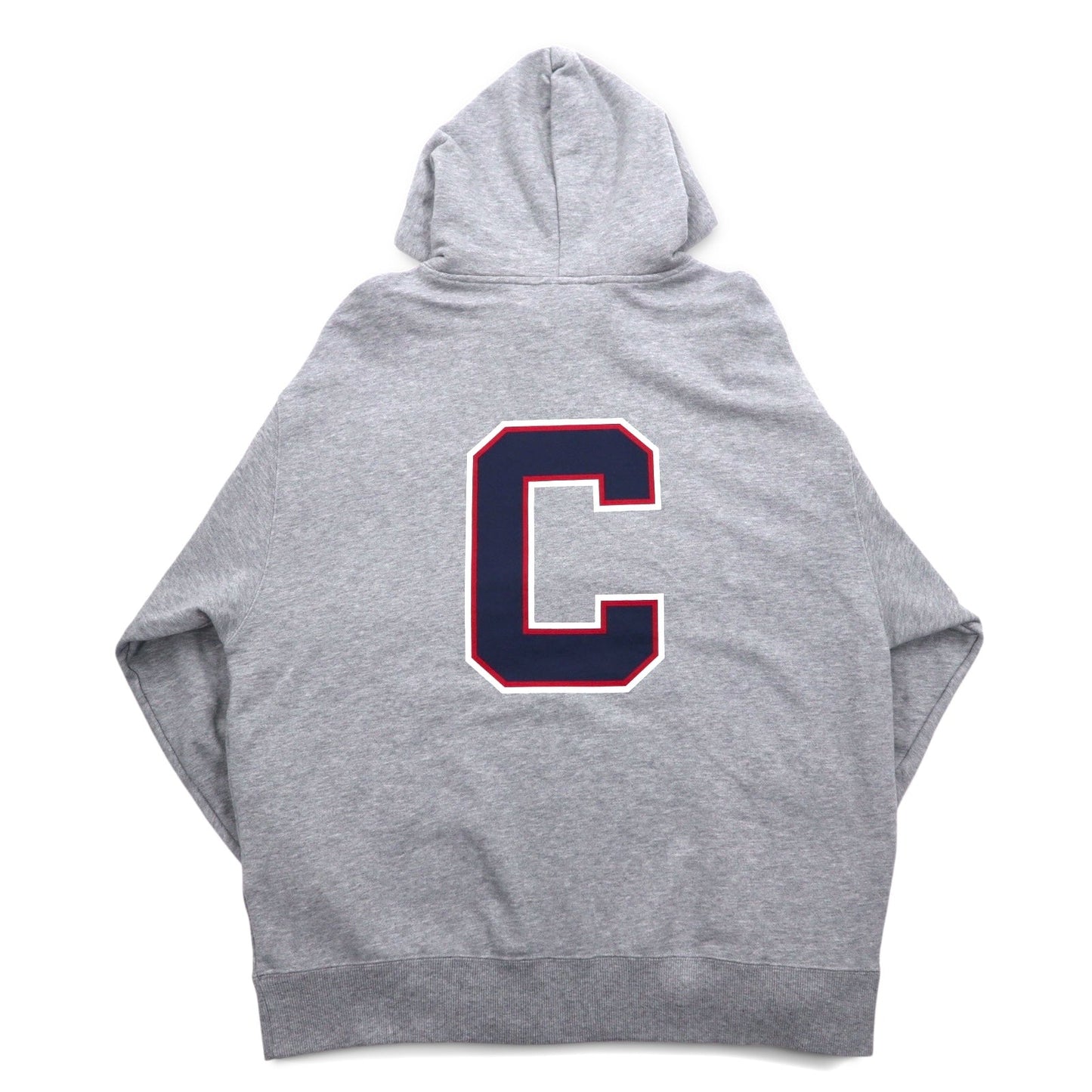 Champion プルオーバー パーカー XL グレー コットン バックプリント CORTLAND C8-U112