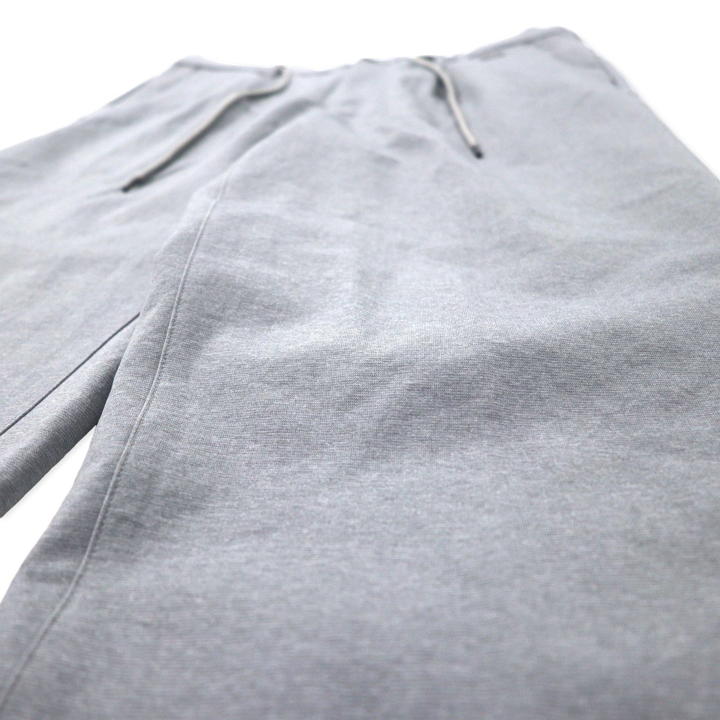 LACOSTE ストレッチ ストレート トラウザーズ イージーパンツ 46 グレー ポリエステル RELAXED FIT HH073EL