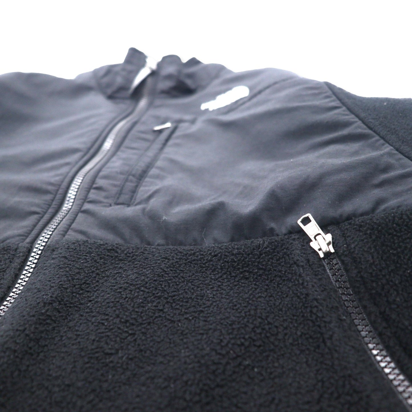 THE NORTH FACE デナリジャケット POLARTEC フリース S ブラック ポリエステルロゴ刺繍