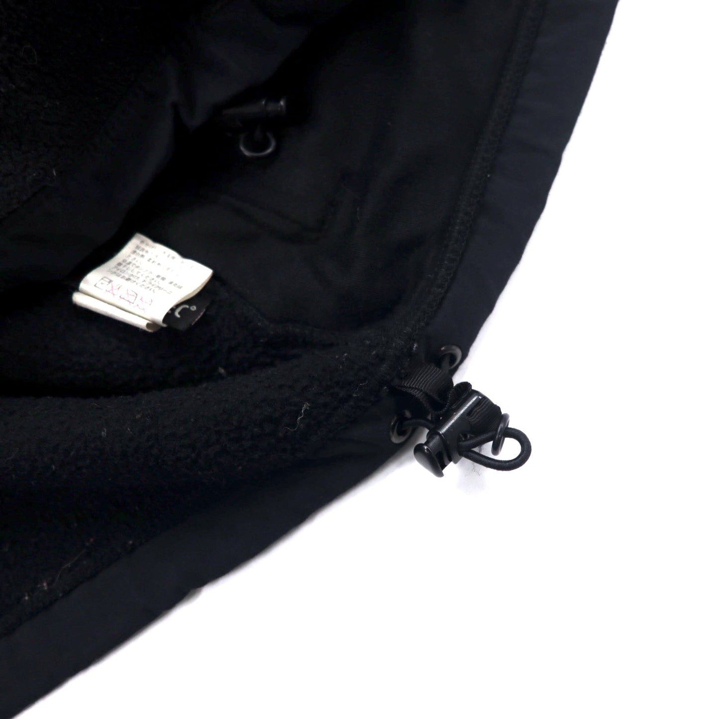 THE NORTH FACE デナリジャケット POLARTEC フリース S ブラック ポリエステルロゴ刺繍