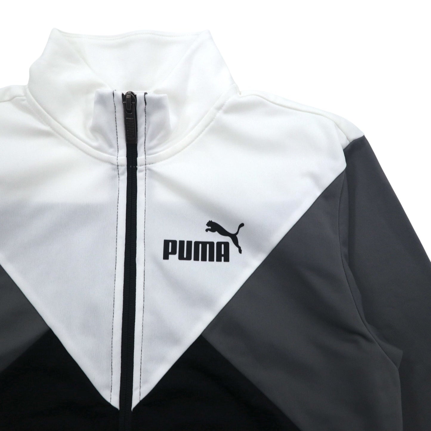 PUMA トラックジャケット ジャージ セットアップ M ブラック ホワイト 585316-01