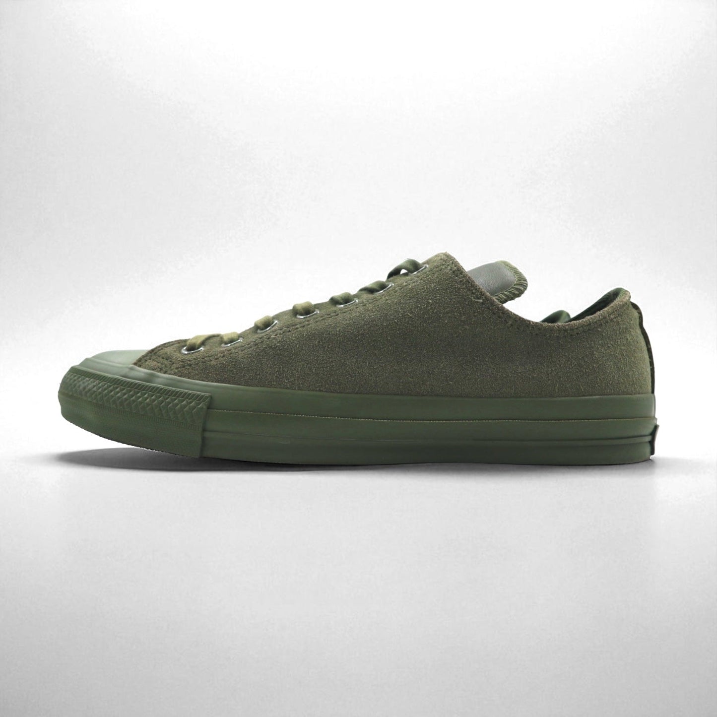 CONVERSE × ENGINEERED GARMENTS × BEAMS+ オールスター ALL STAR 100 OX スニーカー 27cm カーキ スエード レザー キャンバス 1CL016 未使用品