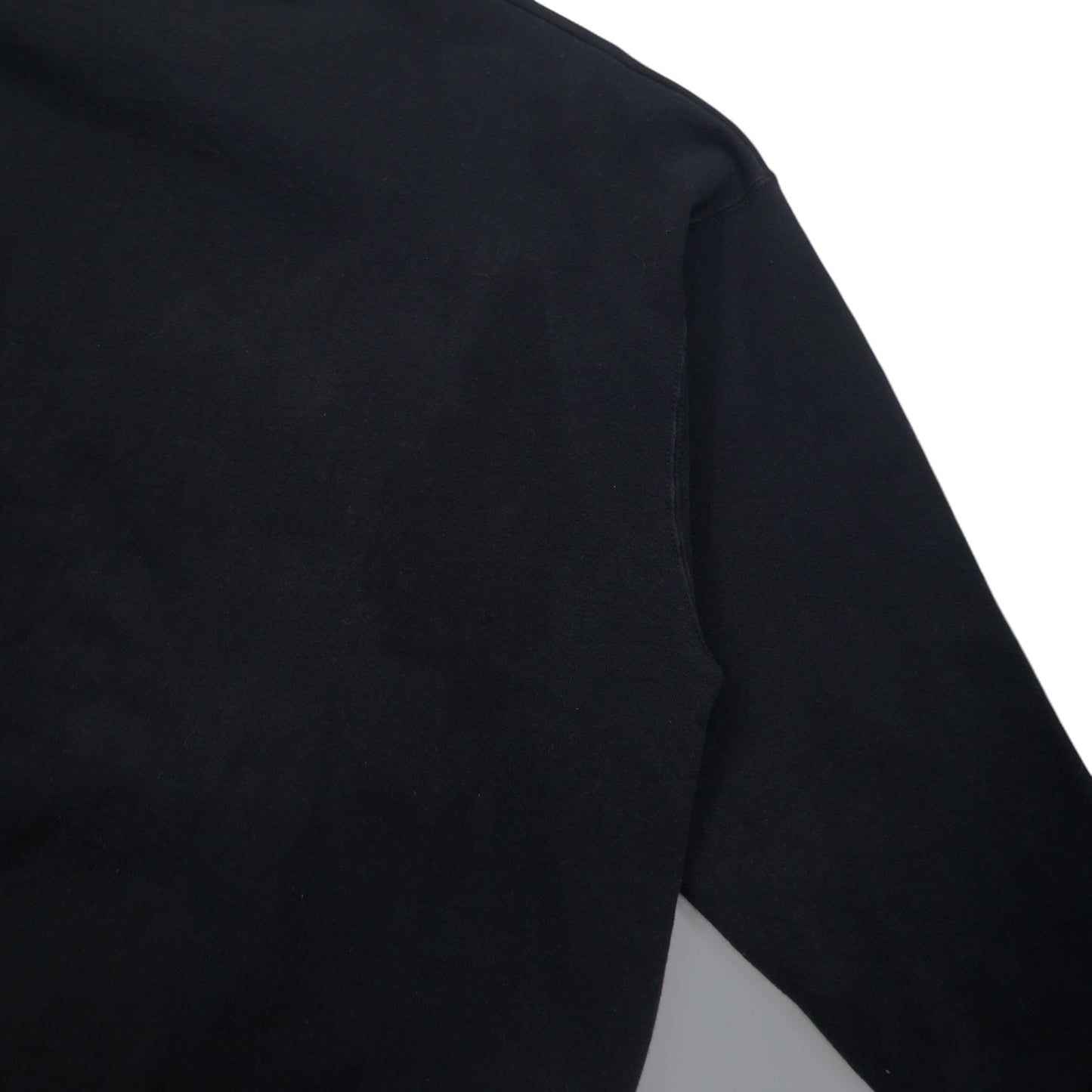 FRUIT OF THE LOOM 90年代 USA製 プリント スウェット XL ブラック コットン SUPER COTTON