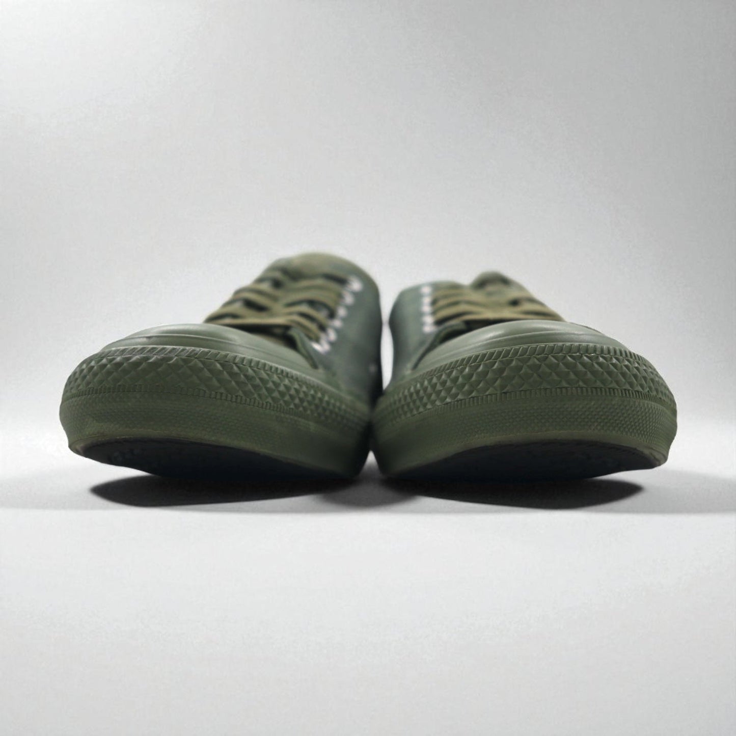CONVERSE × ENGINEERED GARMENTS × BEAMS+ オールスター ALL STAR 100 OX スニーカー 27cm カーキ スエード レザー キャンバス 1CL016 未使用品