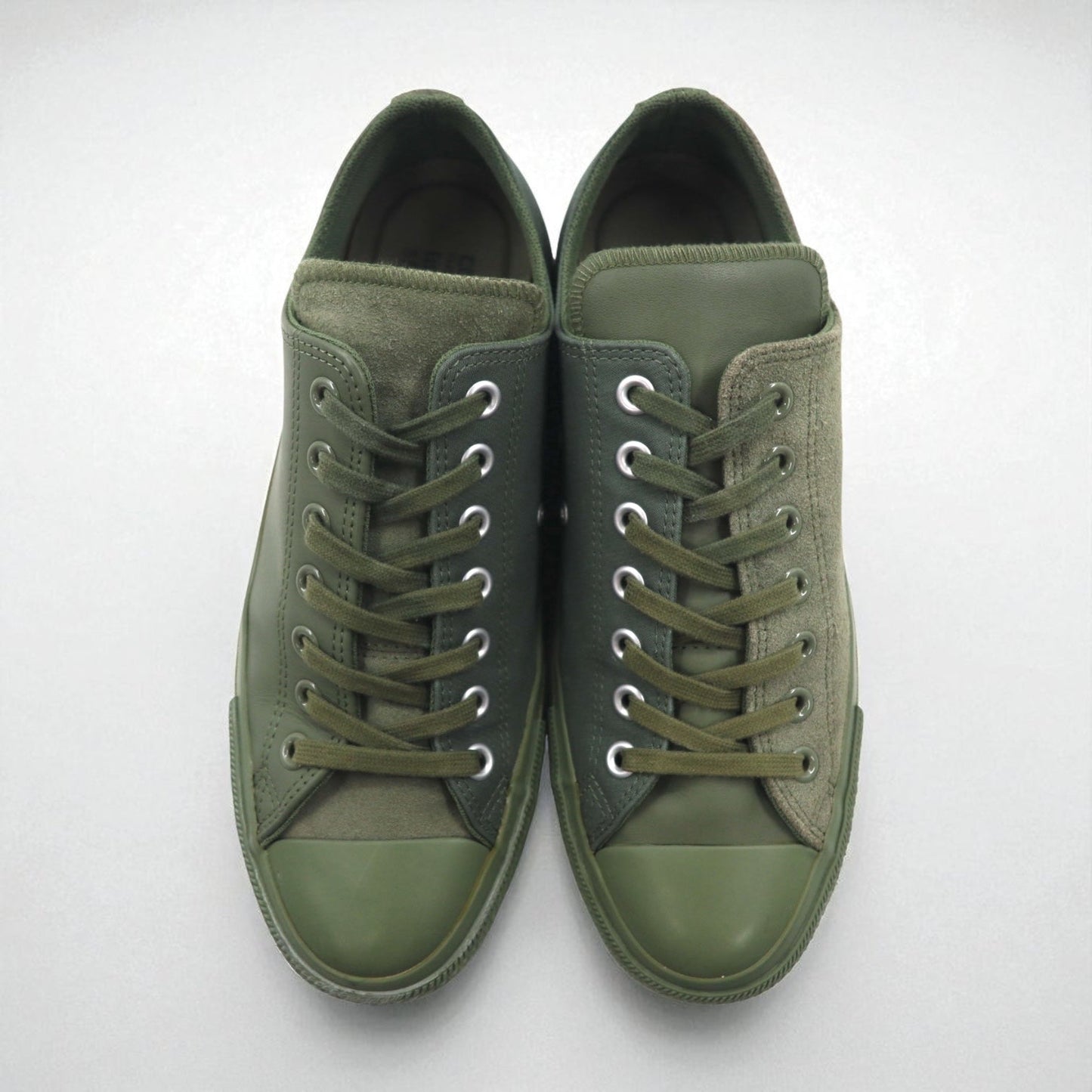 CONVERSE × ENGINEERED GARMENTS × BEAMS+ オールスター ALL STAR 100 OX スニーカー 27cm カーキ スエード レザー キャンバス 1CL016 未使用品