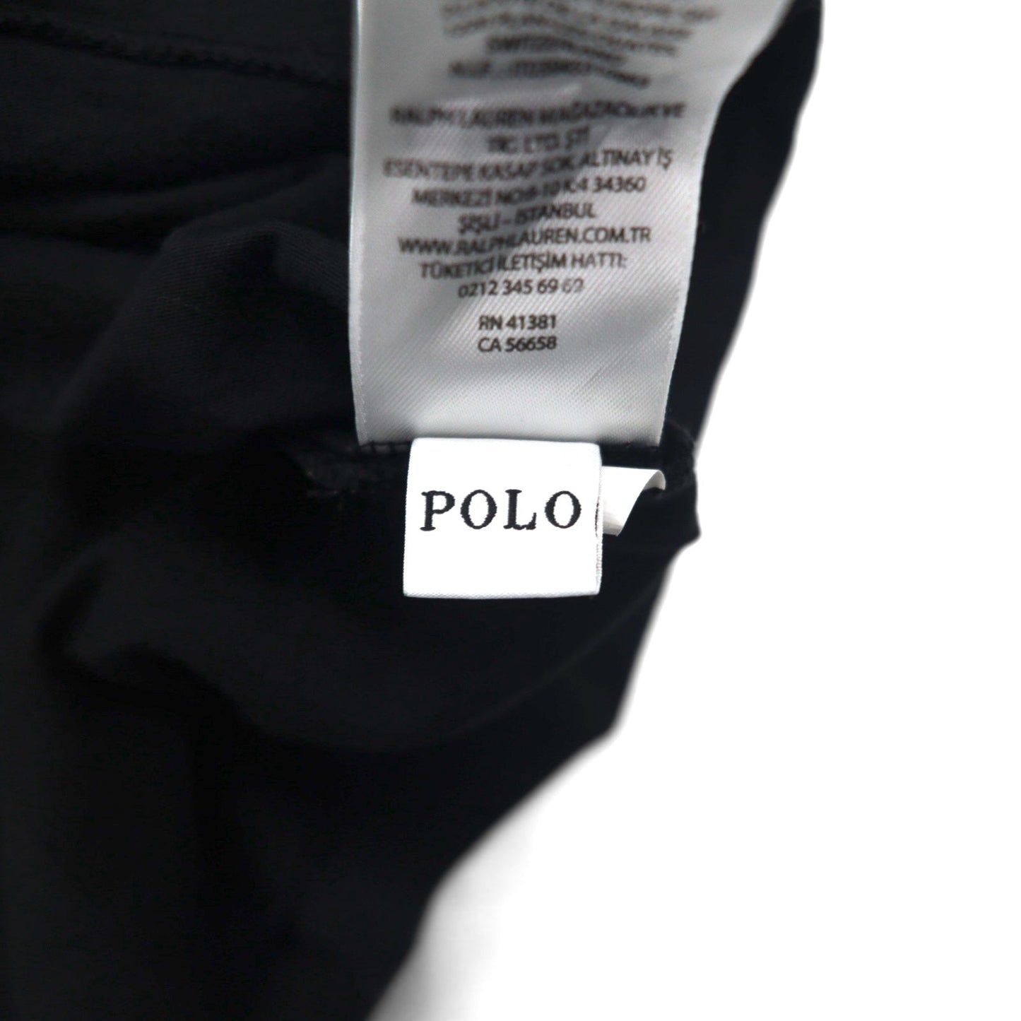 POLO RALPH LAUREN スモールポニー刺繍 Tシャツ 3XL ビッグサイズ ブラック コットン