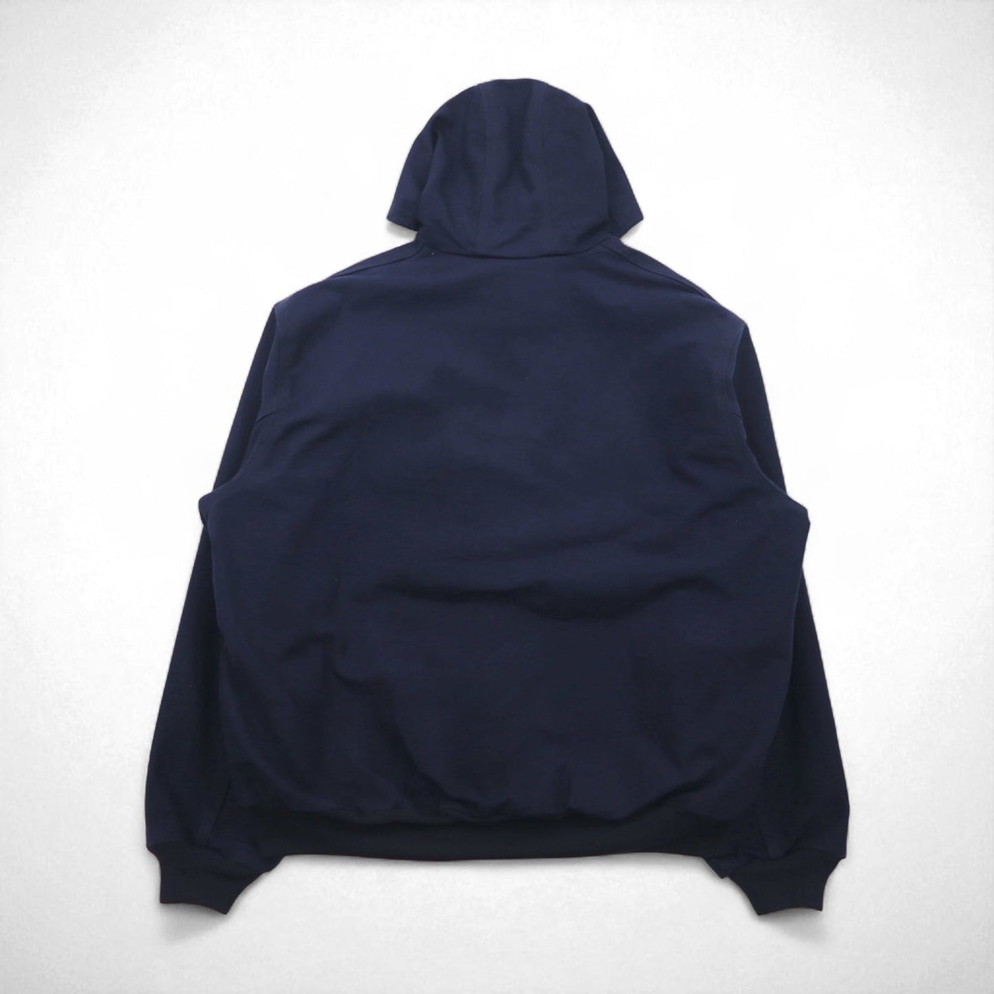 Carhartt USA製 ルーズフィット LOOSE FIT ダック アクティブジャケット フルジップパーカー 2XL ネイビー UFCW J131
