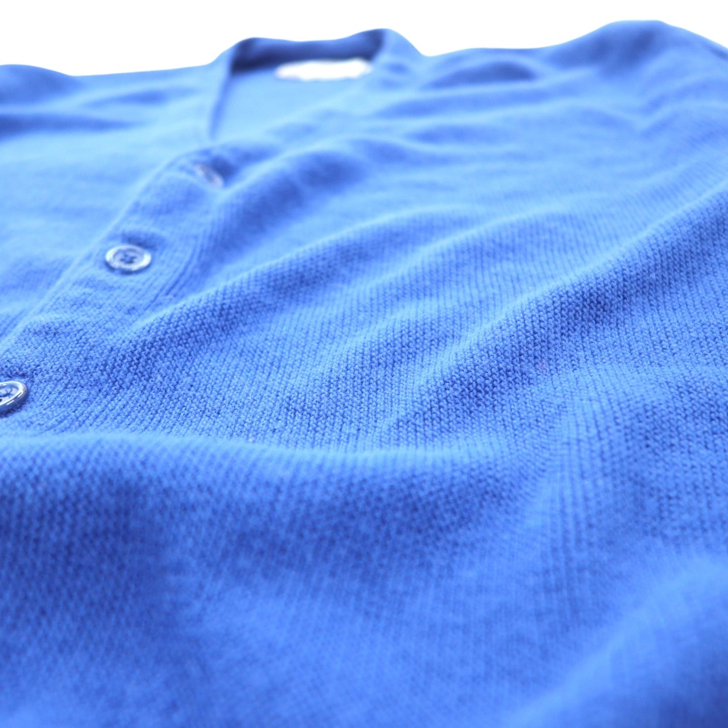 LONDON FOG 90年代 USA製 アクリル ニットカーディガン XL ブルー アクリル