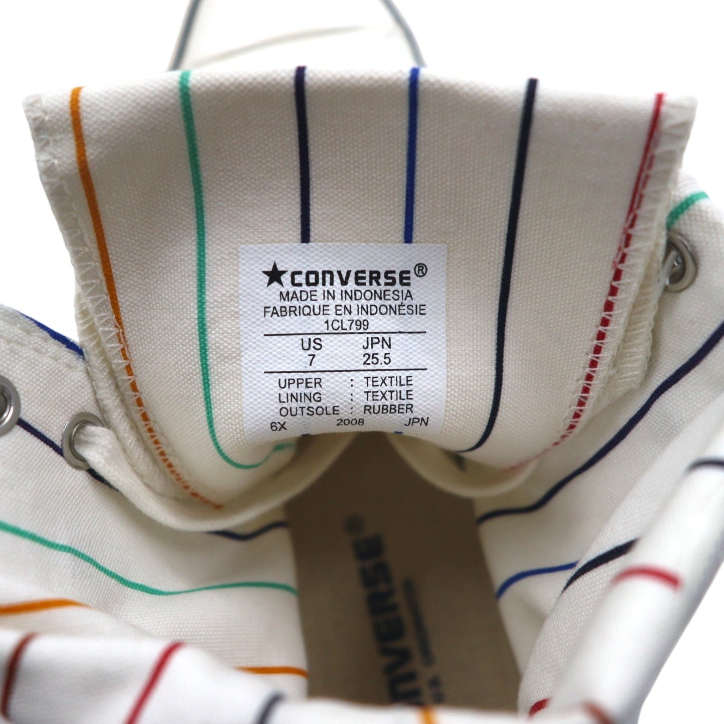 CONVERSE USA U.S.ORIGINATOR オールスター ユーエス ニー ハイ ALL STAR US KNEE-Hi スニーカー 25.5cm ホワイト 1CL799 未使用品