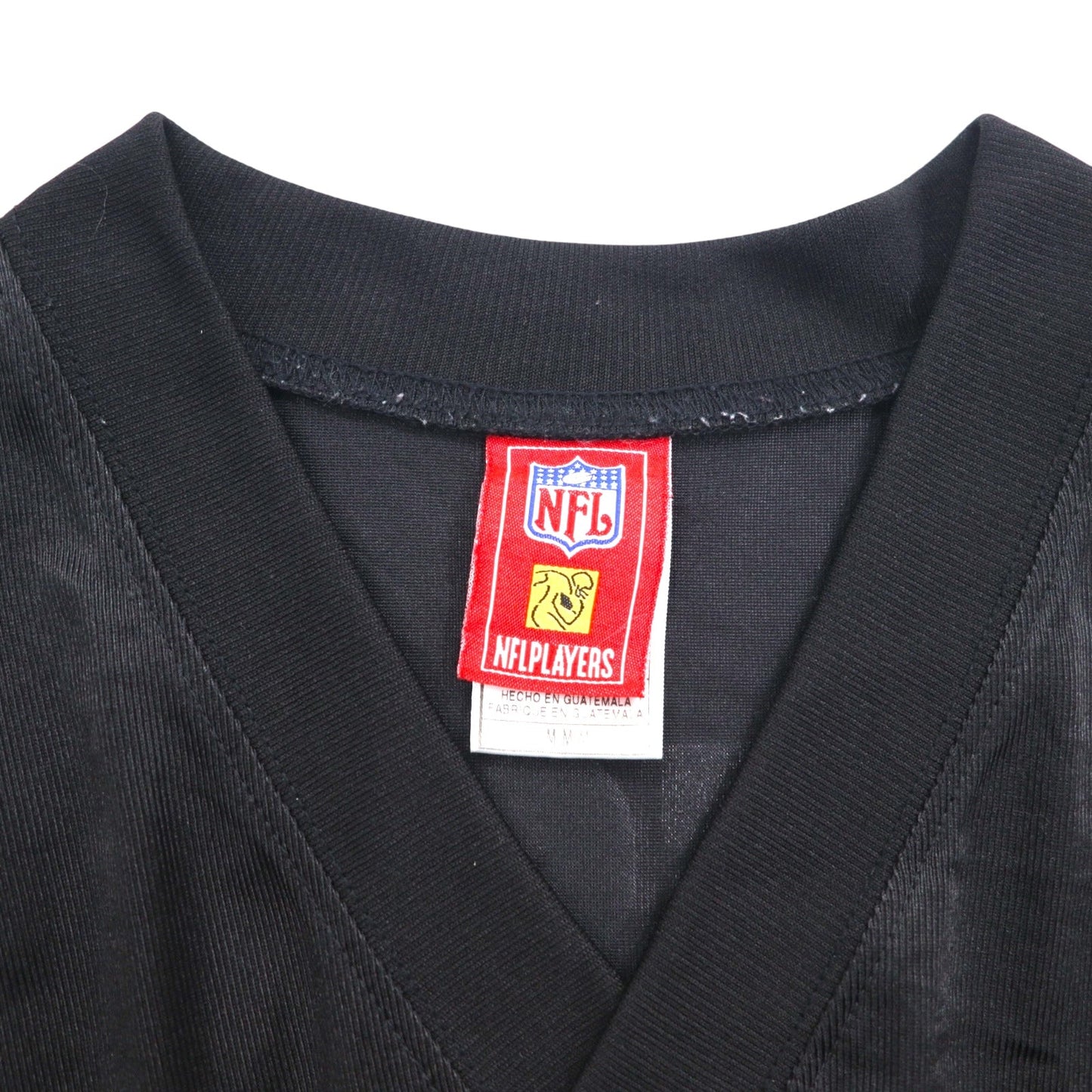 Reebok ゲームシャツ NFL PLAYERS フットボール ユニフォーム M ブラック メッシュ ナンバリング