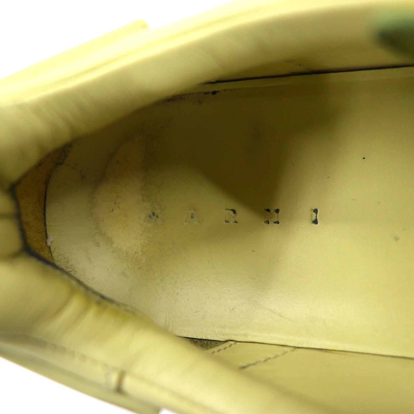 MARNI スニーカー 27cm イエロー レザー DADA BUMPER イタリア製