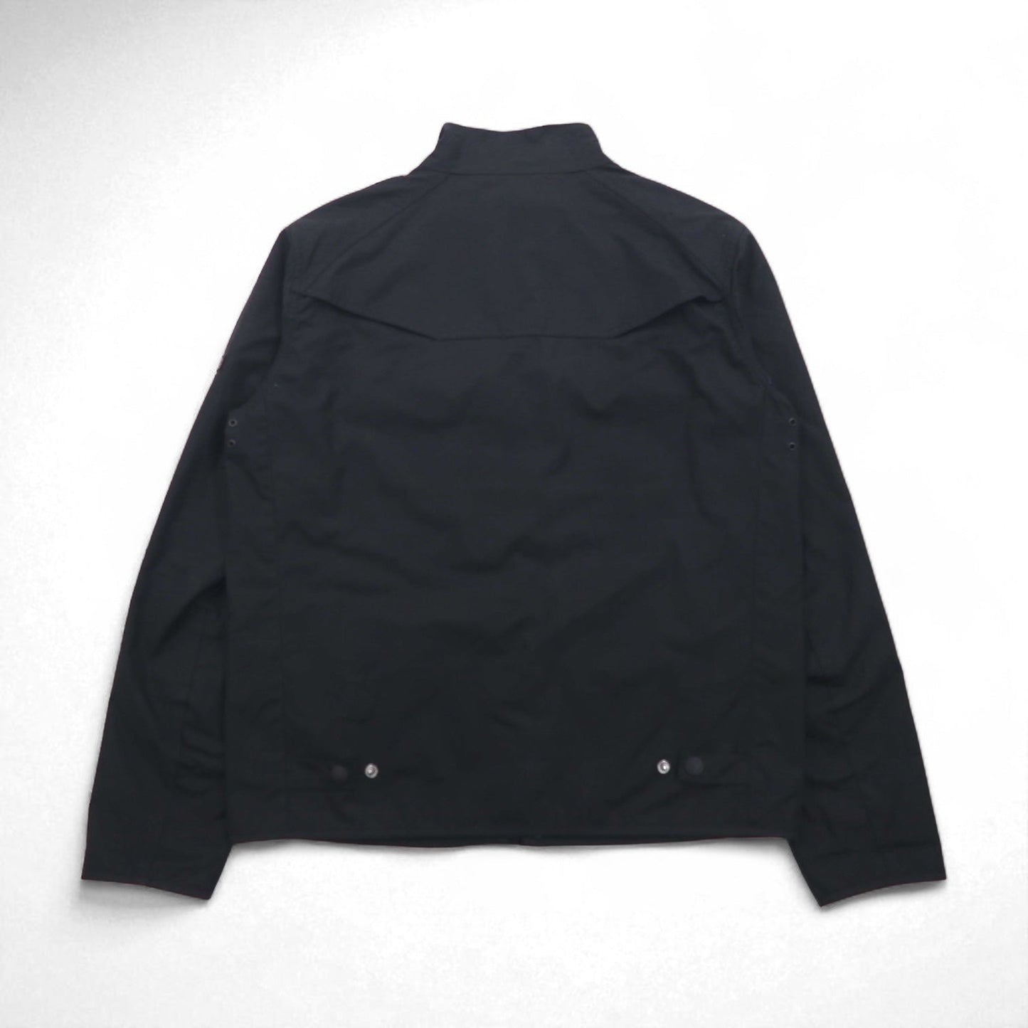 BARBOUR インターナショナル INTERNATIONAL LOCK WAX JACKET オイルド モーターサイクルジャケット M ブラック ダブルジップ MWX1176BK71