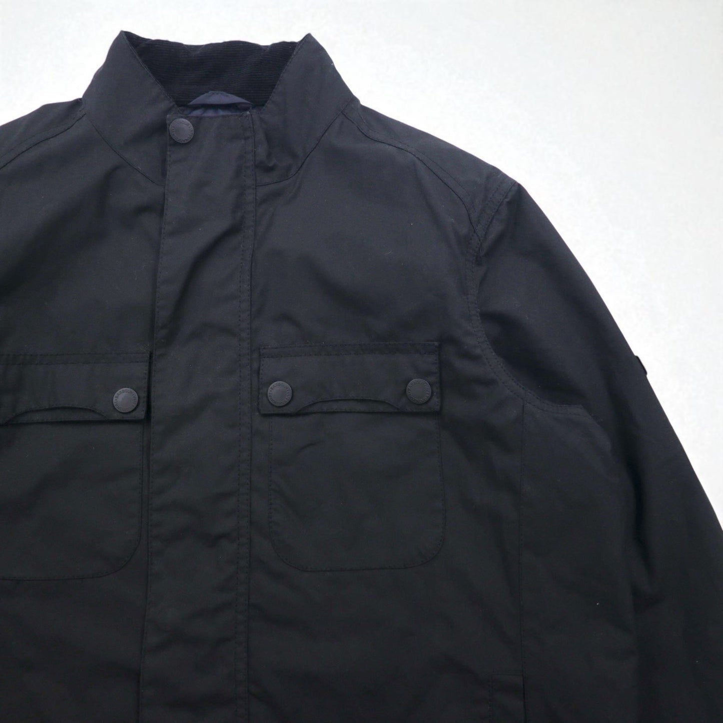 BARBOUR インターナショナル INTERNATIONAL LOCK WAX JACKET オイルド モーターサイクルジャケット M ブラック ダブルジップ MWX1176BK71