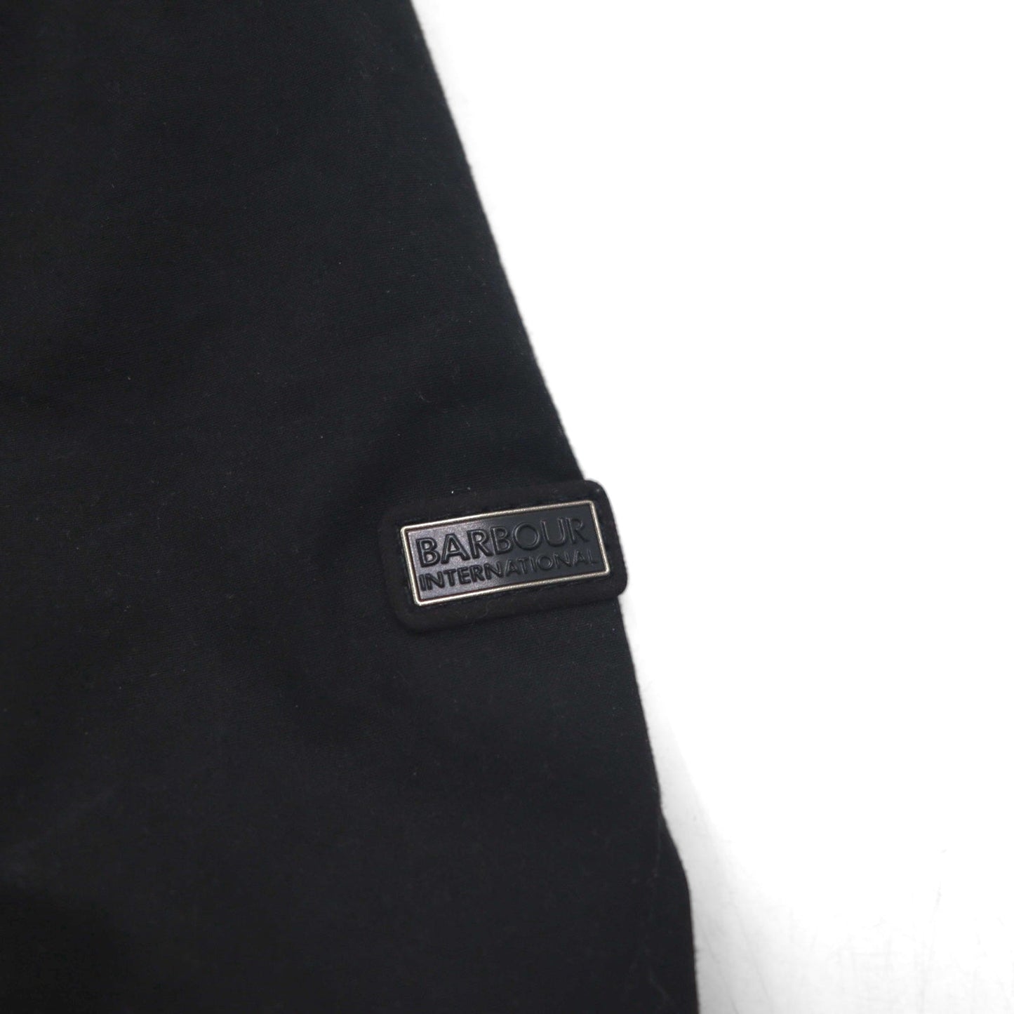 BARBOUR インターナショナル INTERNATIONAL LOCK WAX JACKET オイルド モーターサイクルジャケット M ブラック ダブルジップ MWX1176BK71