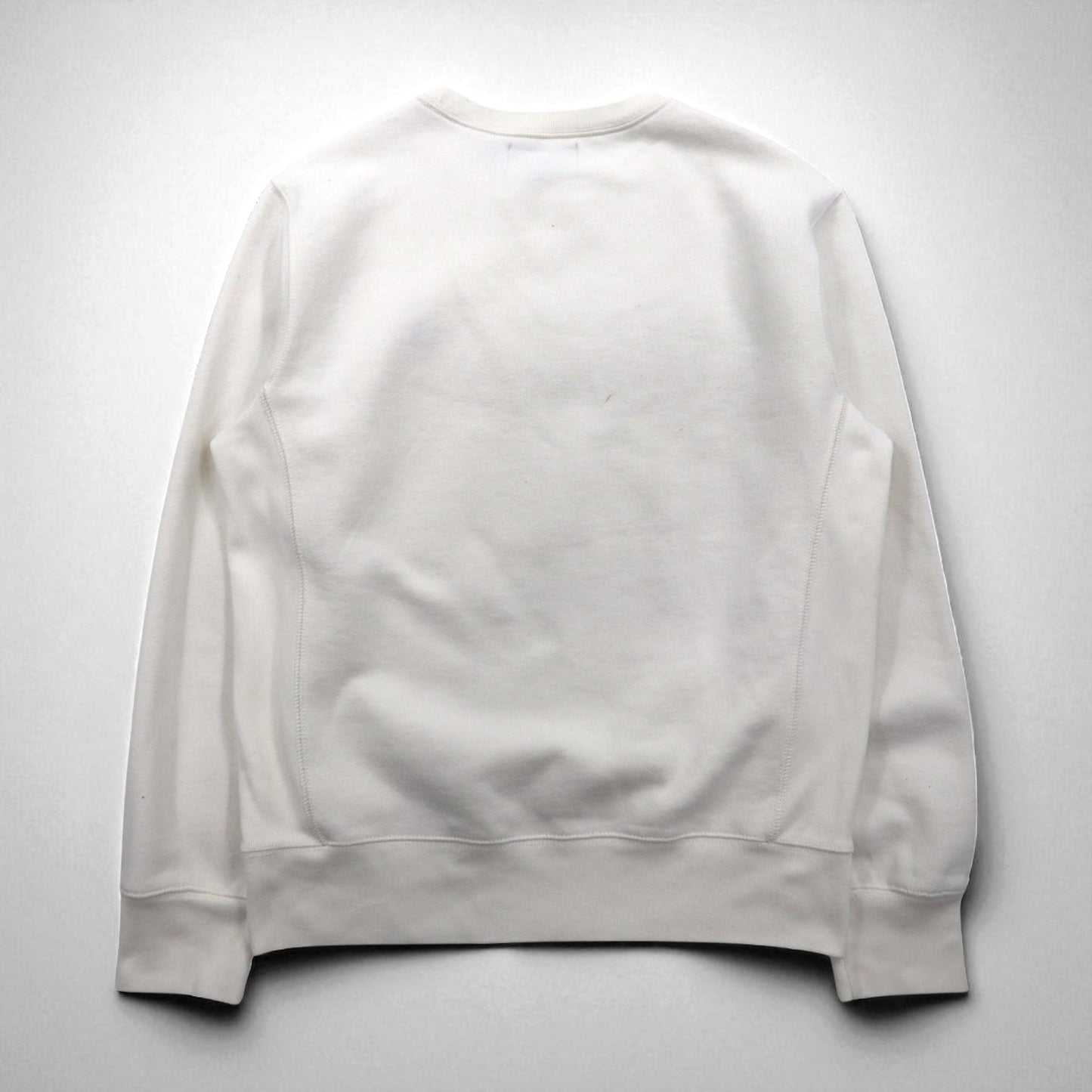 Polo by Ralph Lauren 90年代 リバースウィーブ 前V スウェット M ホワイト 裏起毛 スモールポニー刺繍