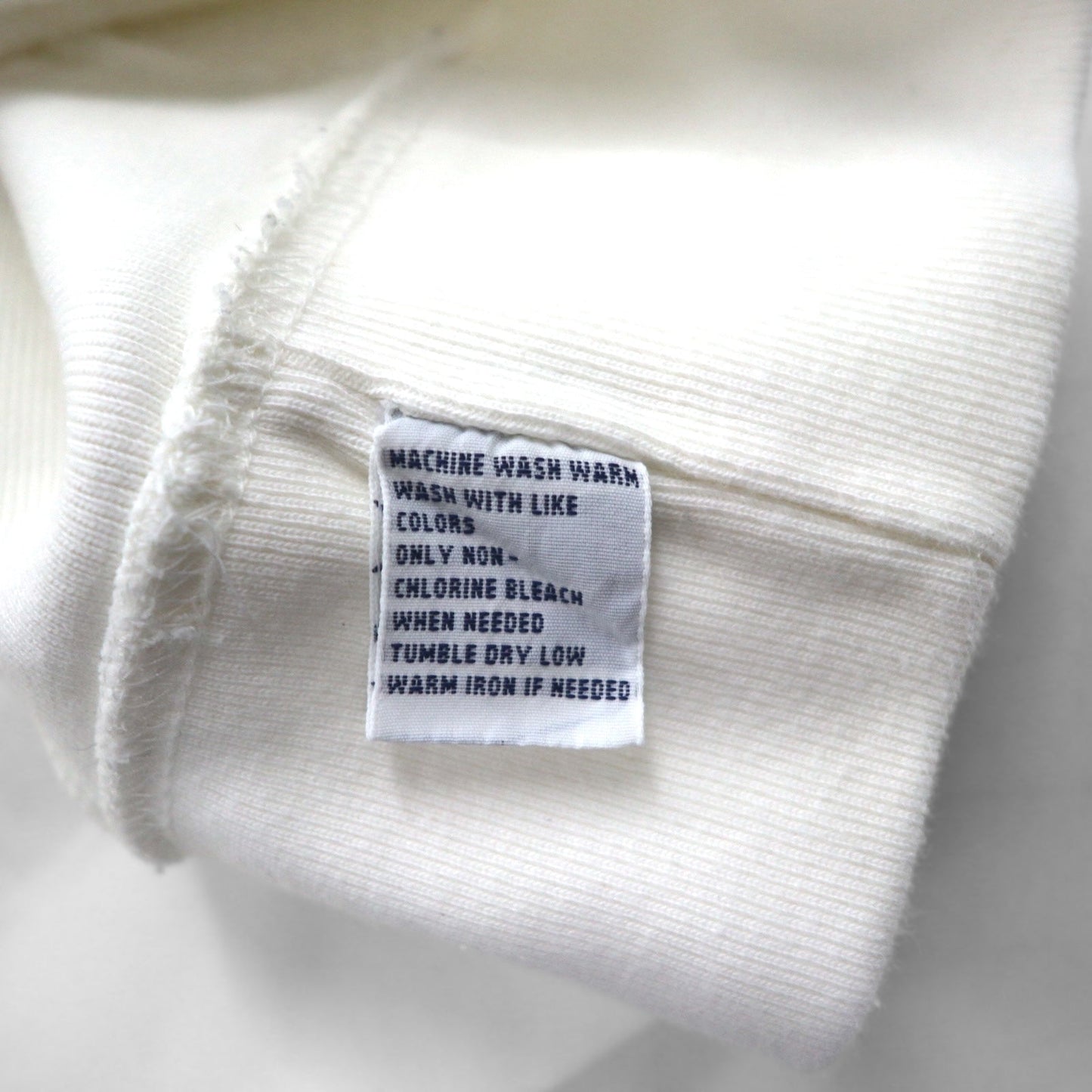 Polo by Ralph Lauren 90年代 リバースウィーブ 前V スウェット M ホワイト 裏起毛 スモールポニー刺繍