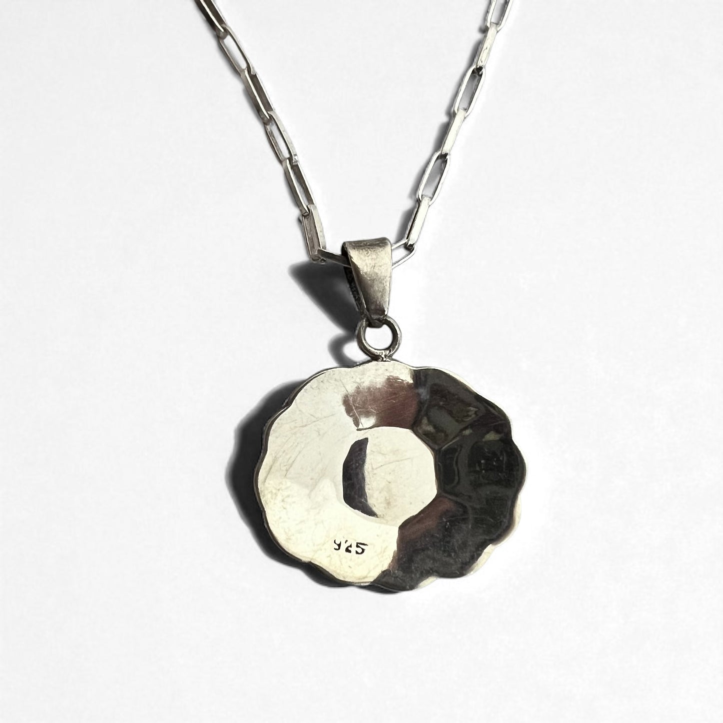 Hopi Vintage Indian Jewelry Necklace ホピ族 インディアンジュエリー サンフェイス ネックレス シルバー 925 トライバル