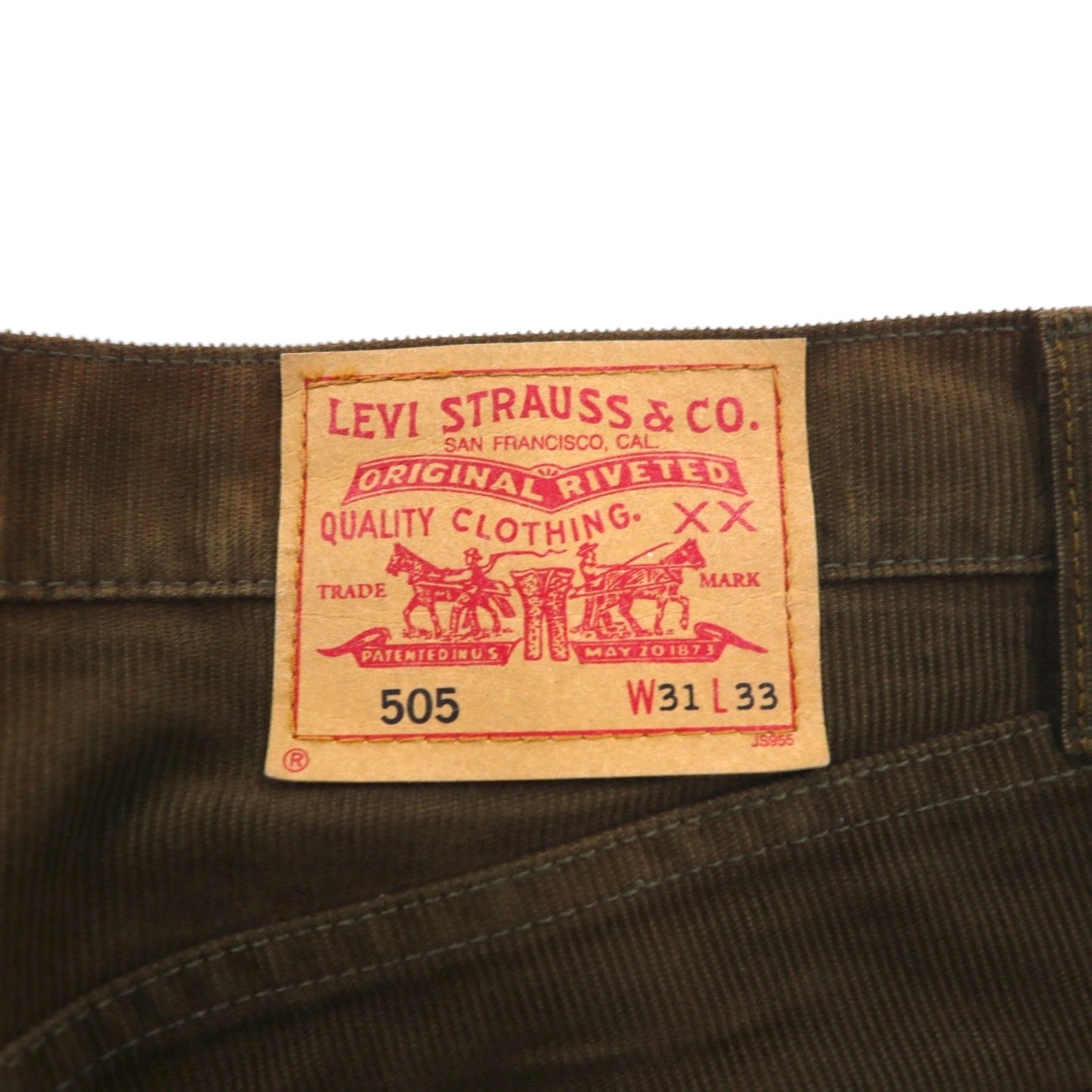 Levi's 00年代 505 コーデュロイパンツ M ブラウン ジッパーフライ 505-40