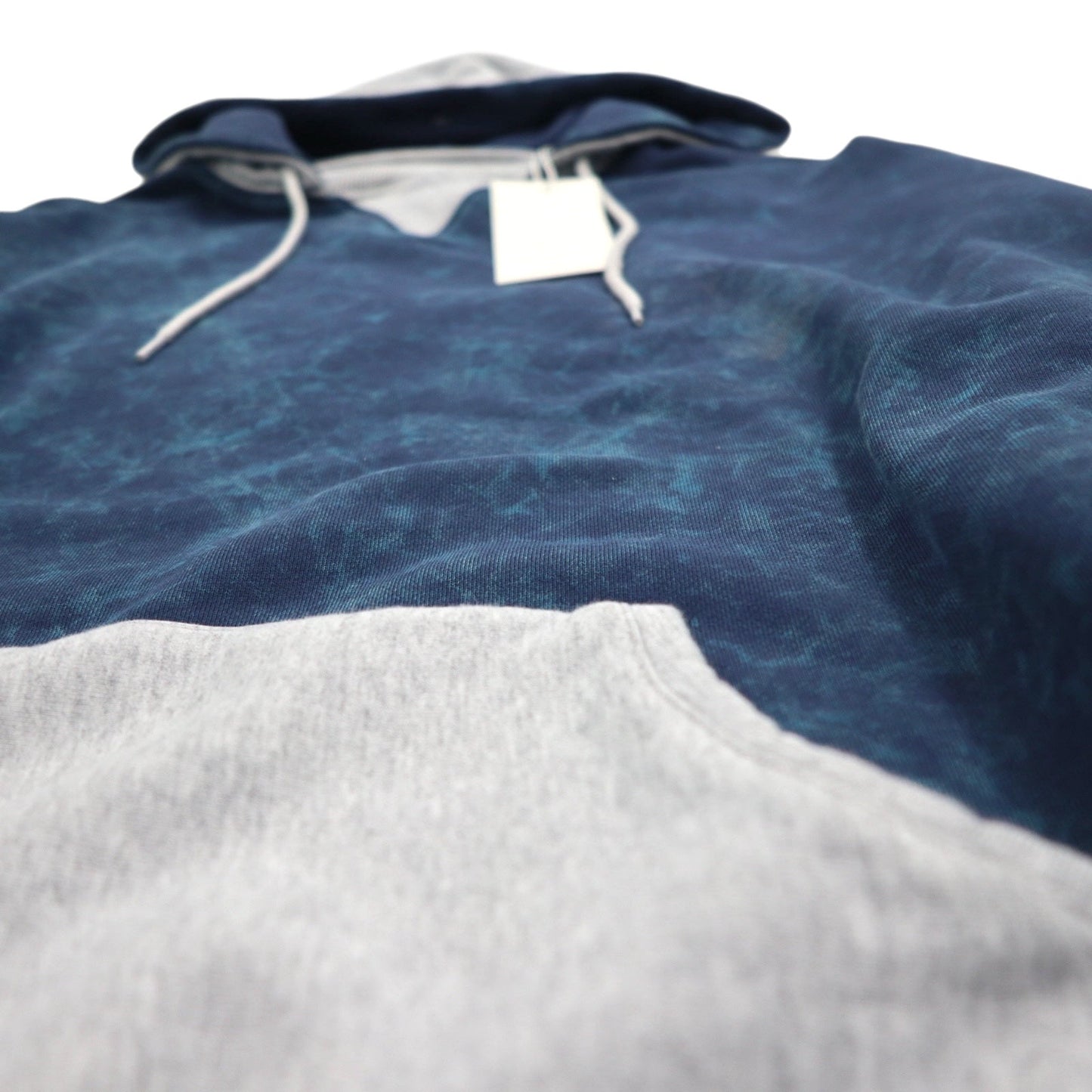 JieDa × FRUIT OF THE LOOM ツートン ヴィンテージ パーカー 2TONE VINTAGE PARKER M ネイビー グレー  後付け 前V Jie-21W-CT05 未使用品