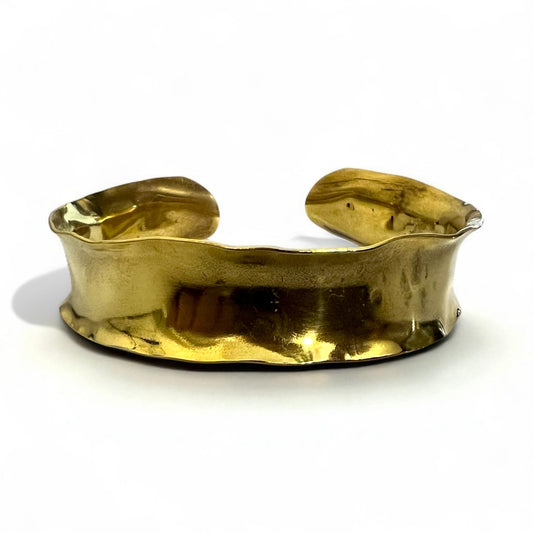 GAIJIN MADE ( Hollywood Ranch Market ) 真鍮 ゴールド ワイド バングル メタル